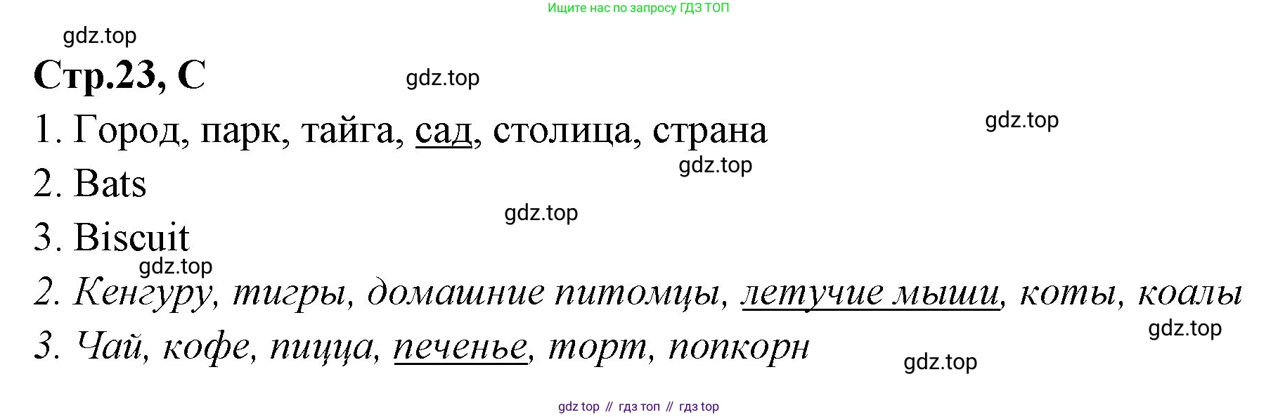 ГДЗ Английский язык (english), 3 класс рабочая тетрадь (activity book), авторы: Вербицкая Мария Валерьевна (Verbitskaya Maria), Эббс Брайен (Abbs Brian), Уорелл Энн (Worrall Anne), Уорд Энн (Ward Ann), издательство Просвещение, Москва, 2023, страница 23, номер C, Решение 1