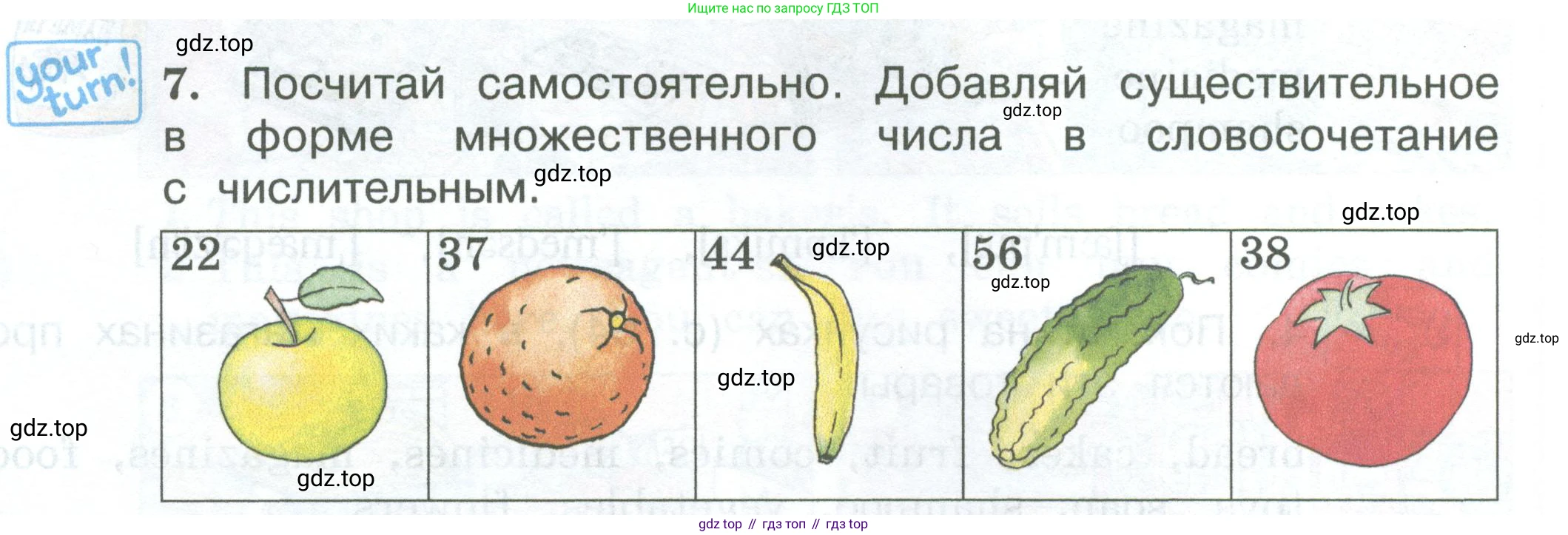 ГДЗ Английский язык (english), 3 класс Учебник (Student's book), авторы: Вербицкая Мария Валерьевна (Verbitskaya Maria), Эббс Брайен (Abbs Brian), Уорелл Энн (Worrall Anne), Уорд Энн (Ward Ann), издательство Просвещение, Москва, 2023, белого цвета, Часть ( Part) 1, страница 66, номер 7, Условие
