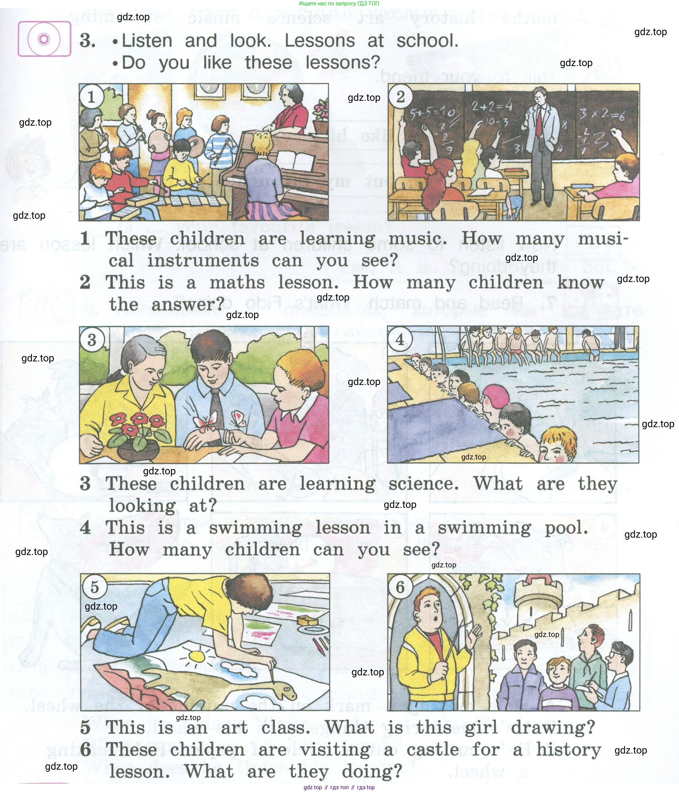 ГДЗ Английский язык (english), 3 класс Учебник (Student's book), авторы: Вербицкая Мария Валерьевна (Verbitskaya Maria), Эббс Брайен (Abbs Brian), Уорелл Энн (Worrall Anne), Уорд Энн (Ward Ann), издательство Просвещение, Москва, 2023, белого цвета, Часть ( Part) 2, страница 35, номер 3, Условие