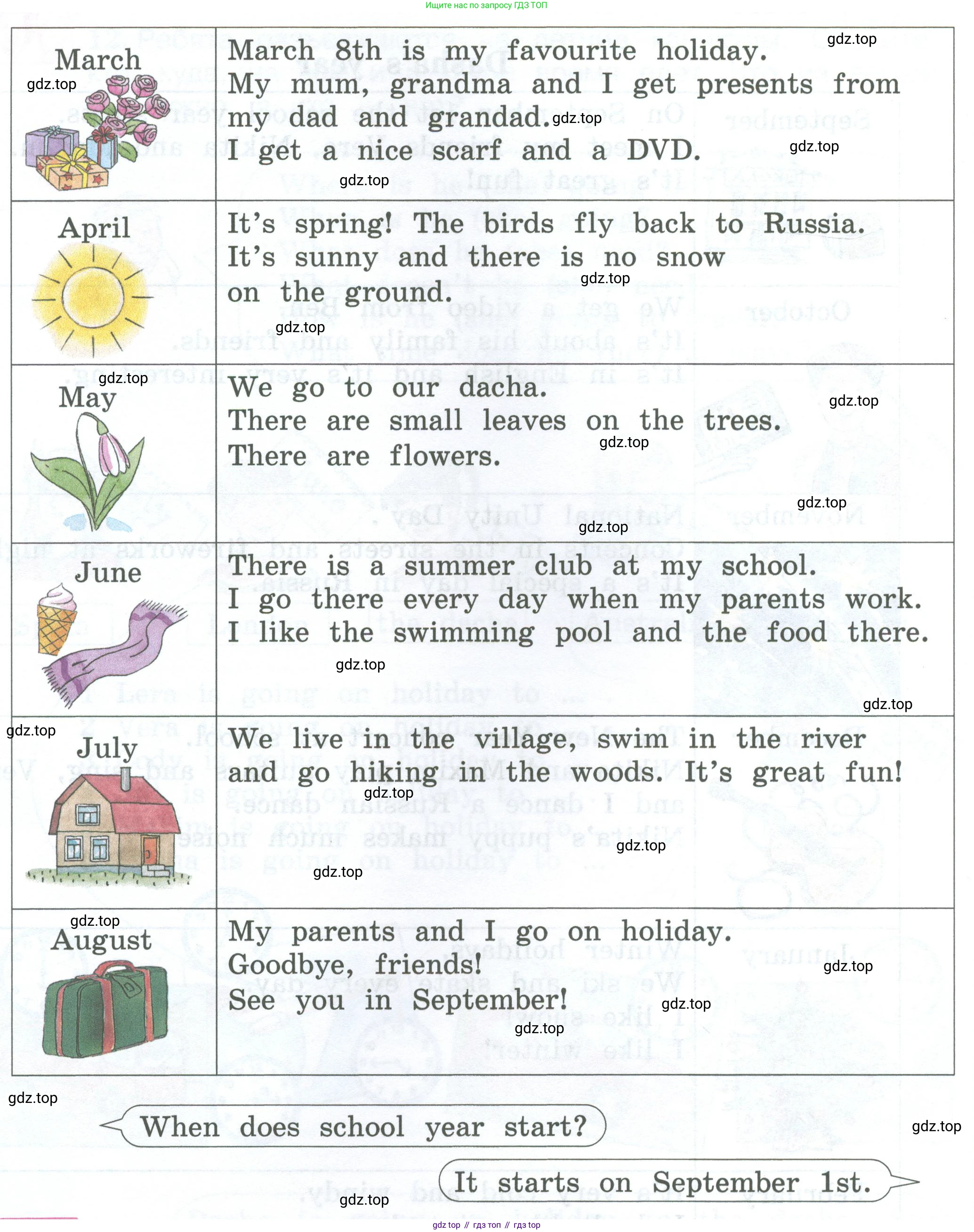 ГДЗ Английский язык (english), 3 класс Учебник (Student's book), авторы: Вербицкая Мария Валерьевна (Verbitskaya Maria), Эббс Брайен (Abbs Brian), Уорелл Энн (Worrall Anne), Уорд Энн (Ward Ann), издательство Просвещение, Москва, 2023, белого цвета, Часть ( Part) 2, страница 61, номер 13, Условие (продолжение 2)