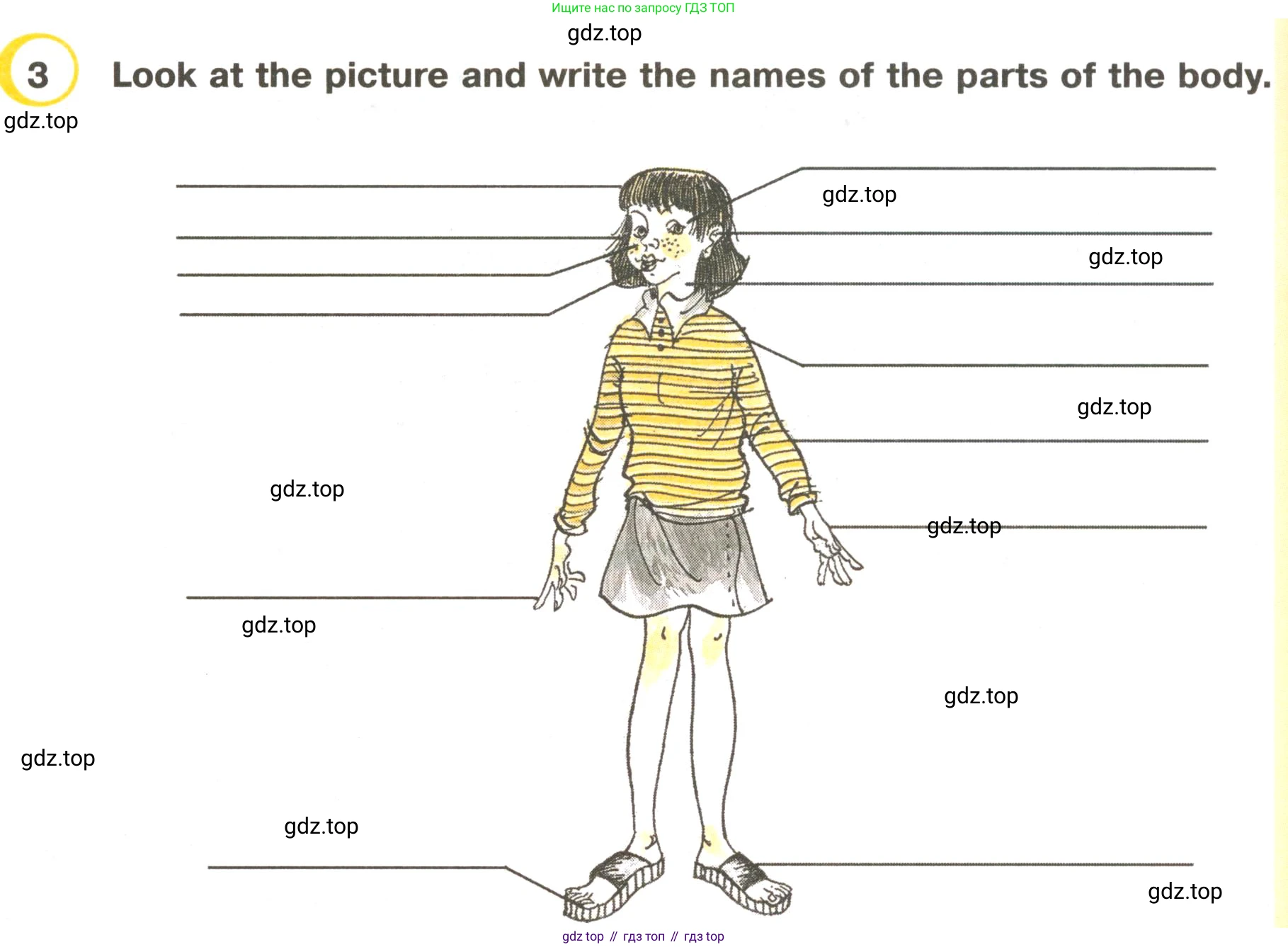 ГДЗ Английский язык (english), 3 класс Рабочая тетрадь (workbook), авторы: Верещагина Ирина Николаевна (Vereshchagina Irina), Притыкина Тамара Александровна (Pritykina Tamara), издательство Просвещение, Москва, 2023, оранжевого цвета, страница 18, номер 3, Условие