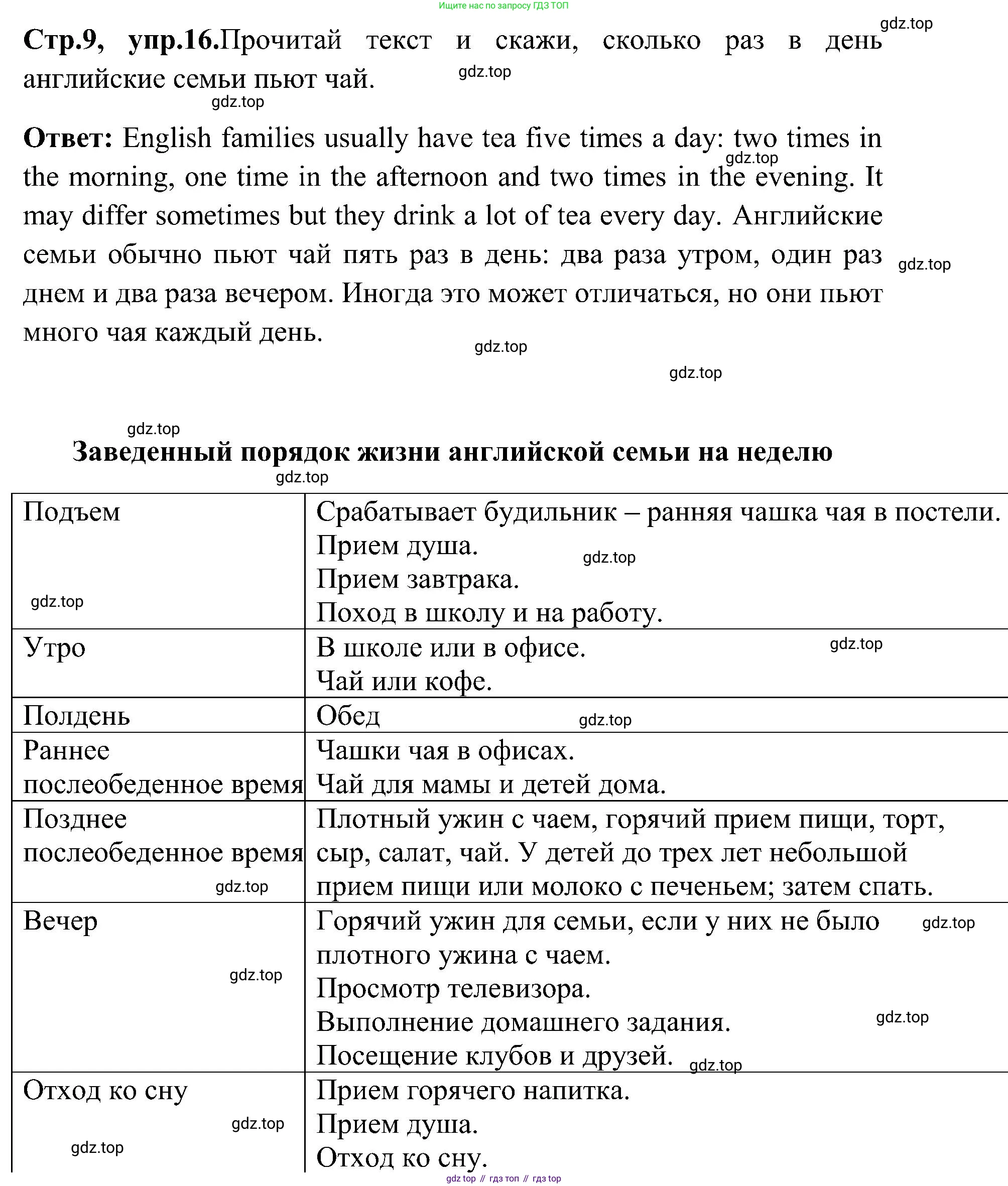 ГДЗ Английский язык (english), 3 класс Рабочая тетрадь (workbook), авторы: Верещагина Ирина Николаевна (Vereshchagina Irina), Притыкина Тамара Александровна (Pritykina Tamara), издательство Просвещение, Москва, 2023, оранжевого цвета, страница 9, номер 16, Решение