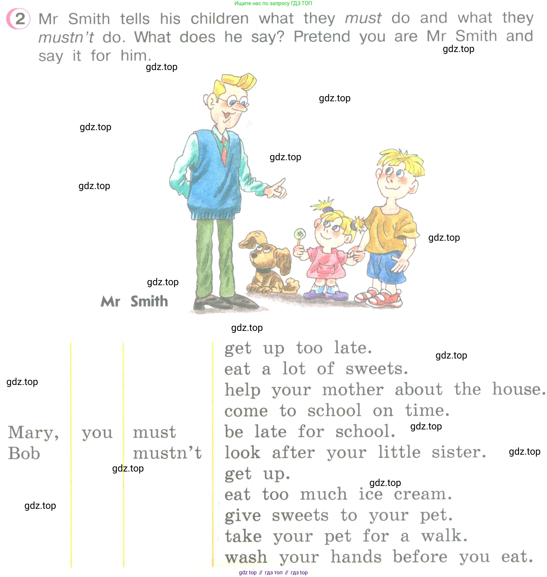 ГДЗ Английский язык (english), 3 класс Учебник (Student's book), авторы: Верещагина Ирина Николаевна (Vereshchagina Irina), Притыкина Тамара Александровна (Pritykina Tamara), издательство Просвещение, Москва, 2023, оранжевого цвета, Часть ( Part) 1, страница 126, номер 2, Условие
