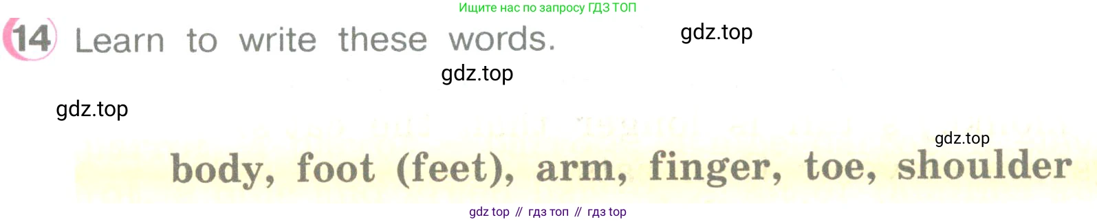 ГДЗ Английский язык (english), 3 класс Учебник (Student's book), авторы: Верещагина Ирина Николаевна (Vereshchagina Irina), Притыкина Тамара Александровна (Pritykina Tamara), издательство Просвещение, Москва, 2023, оранжевого цвета, Часть ( Part) 2, страница 9, номер 14, Условие