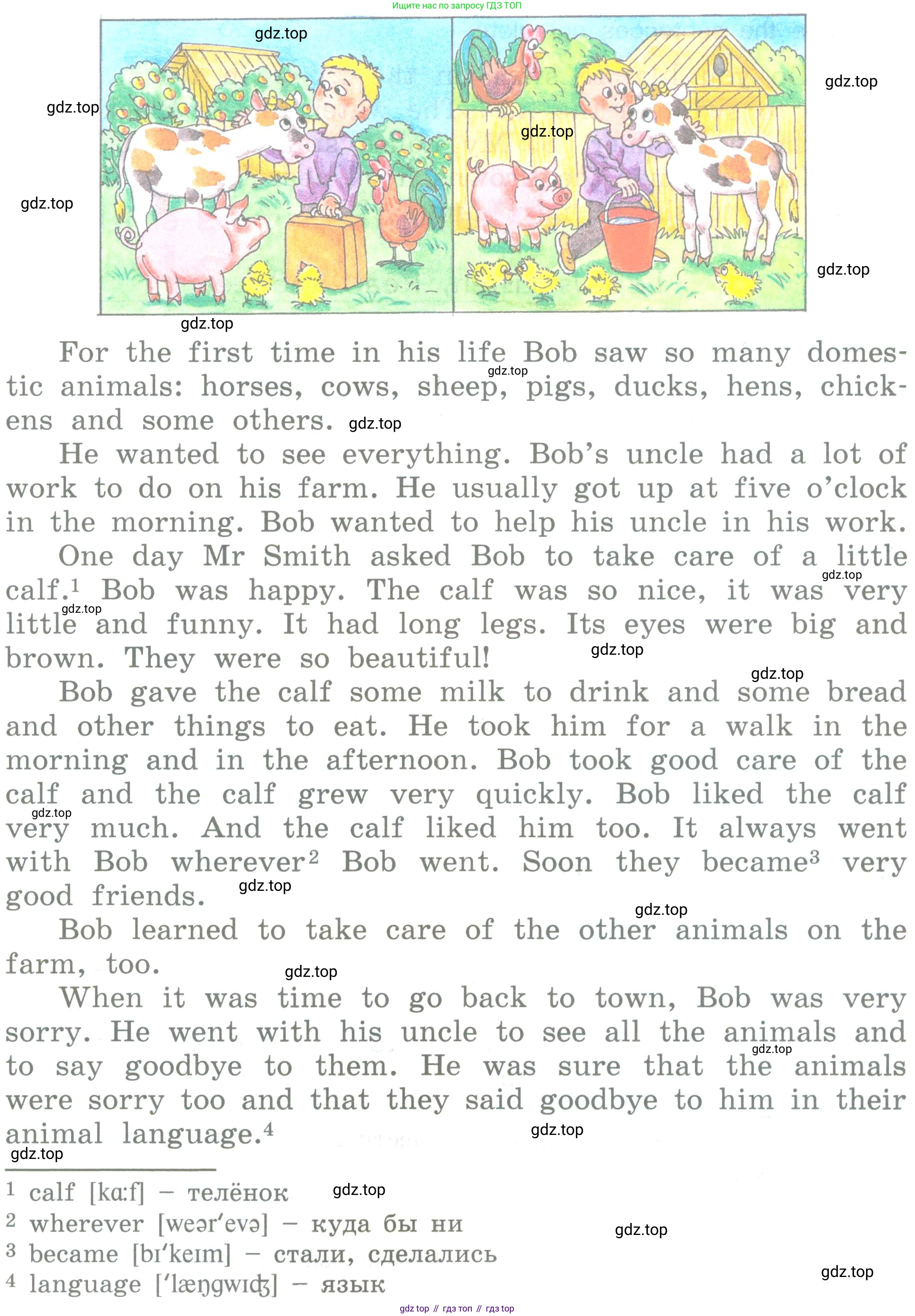 ГДЗ Английский язык (english), 3 класс Учебник (Student's book), авторы: Верещагина Ирина Николаевна (Vereshchagina Irina), Притыкина Тамара Александровна (Pritykina Tamara), издательство Просвещение, Москва, 2023, оранжевого цвета, Часть ( Part) 2, страница 109, номер 6, Условие (продолжение 2)