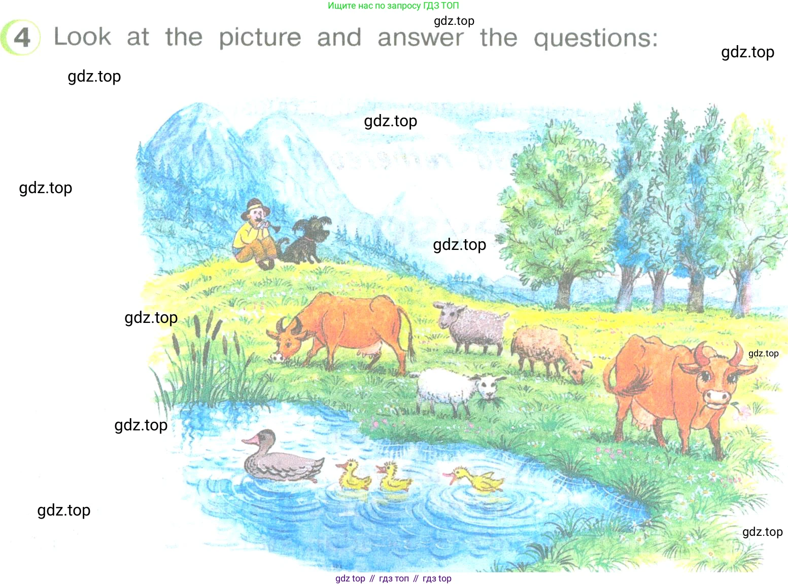 ГДЗ Английский язык (english), 3 класс Учебник (Student's book), авторы: Верещагина Ирина Николаевна (Vereshchagina Irina), Притыкина Тамара Александровна (Pritykina Tamara), издательство Просвещение, Москва, 2023, оранжевого цвета, Часть ( Part) 2, страница 112, номер 4, Условие