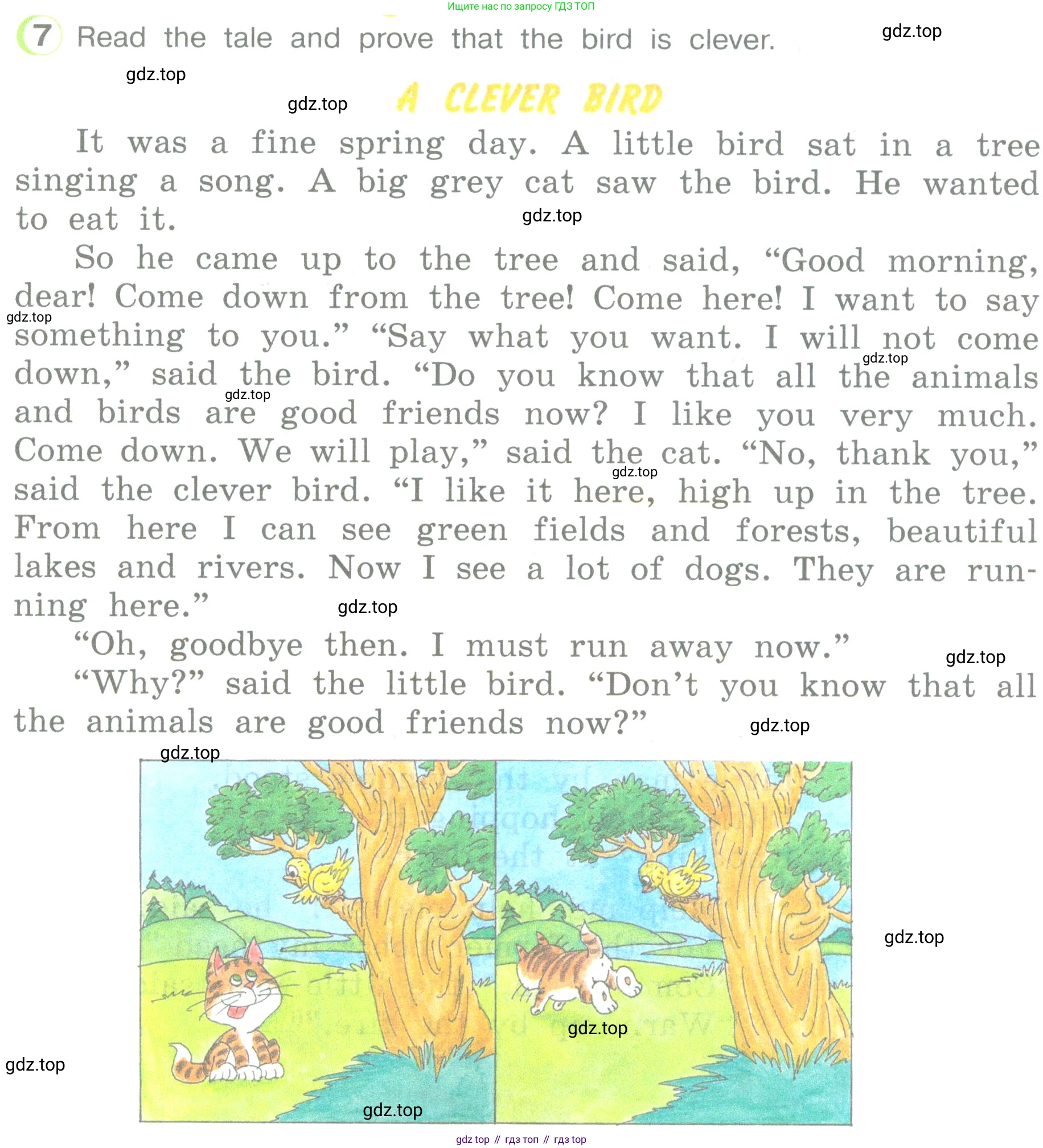 ГДЗ Английский язык (english), 3 класс Учебник (Student's book), авторы: Верещагина Ирина Николаевна (Vereshchagina Irina), Притыкина Тамара Александровна (Pritykina Tamara), издательство Просвещение, Москва, 2023, оранжевого цвета, Часть ( Part) 2, страница 114, номер 7, Условие