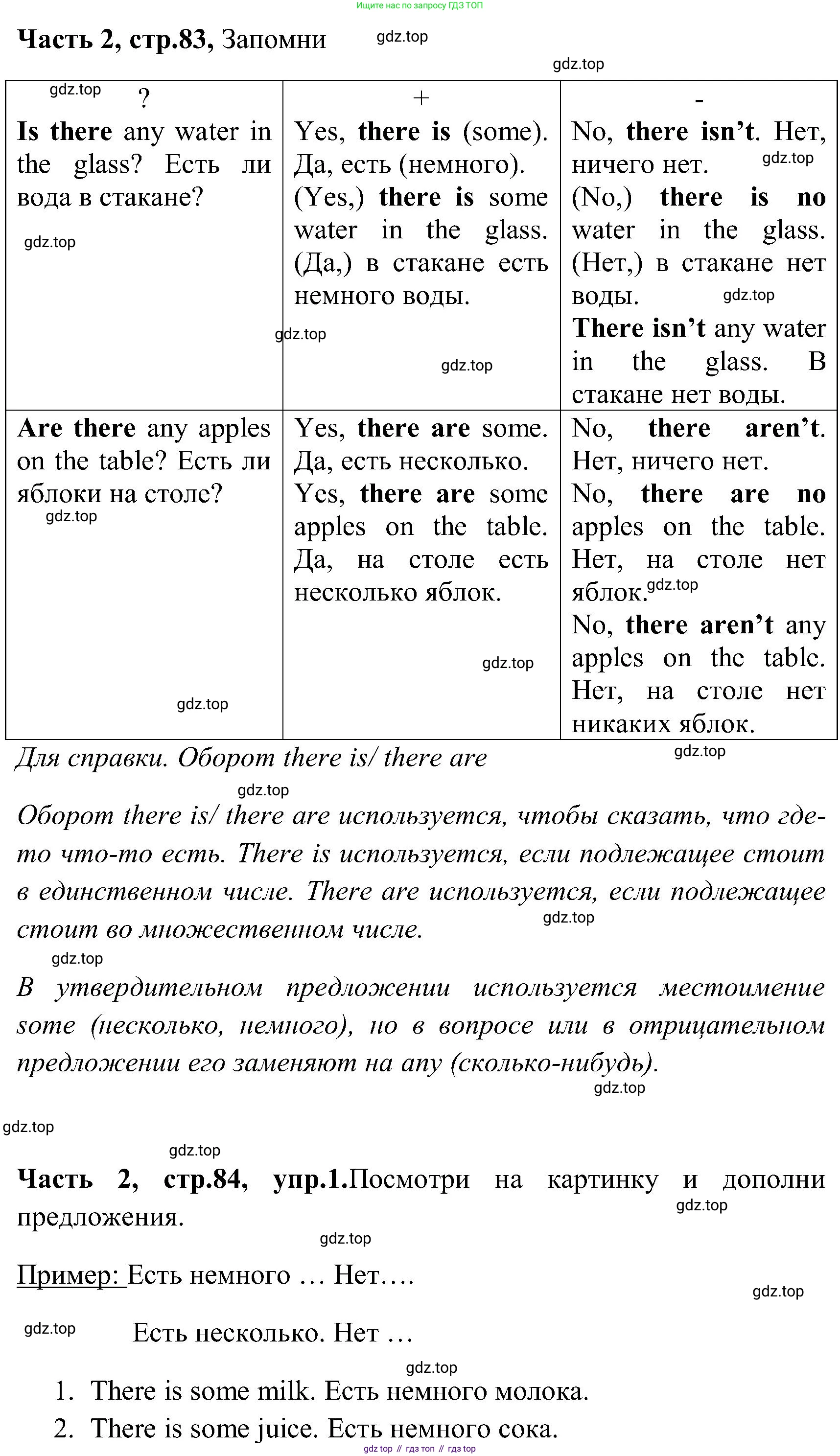 ГДЗ Английский язык (english), 3 класс Учебник (Student's book), авторы: Верещагина Ирина Николаевна (Vereshchagina Irina), Притыкина Тамара Александровна (Pritykina Tamara), издательство Просвещение, Москва, 2023, оранжевого цвета, Часть ( Part) 2, страница 84, номер 1, Решение