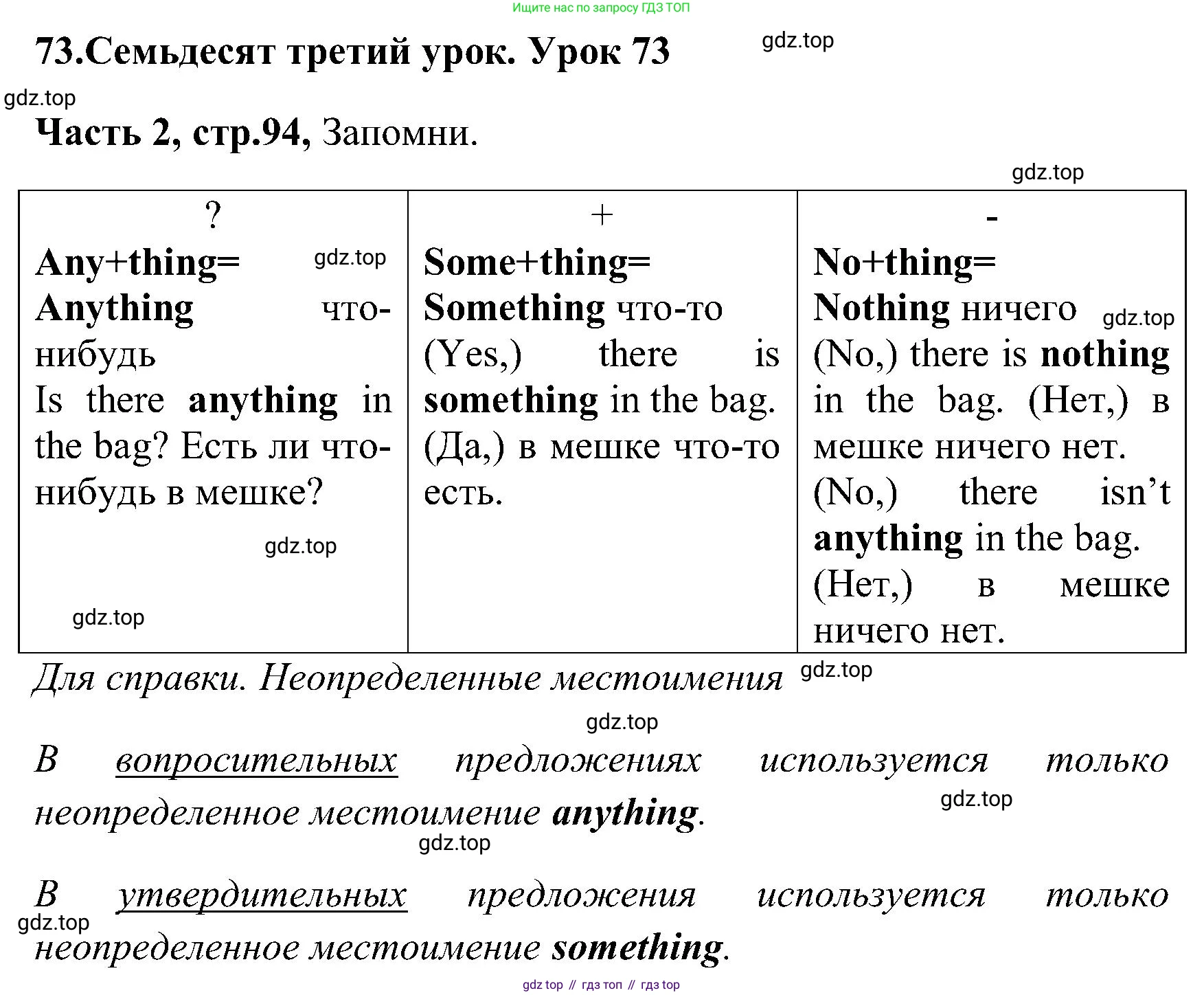 ГДЗ Английский язык (english), 3 класс Учебник (Student's book), авторы: Верещагина Ирина Николаевна (Vereshchagina Irina), Притыкина Тамара Александровна (Pritykina Tamara), издательство Просвещение, Москва, 2023, оранжевого цвета, Часть ( Part) 2, страница 94, номер 1, Решение