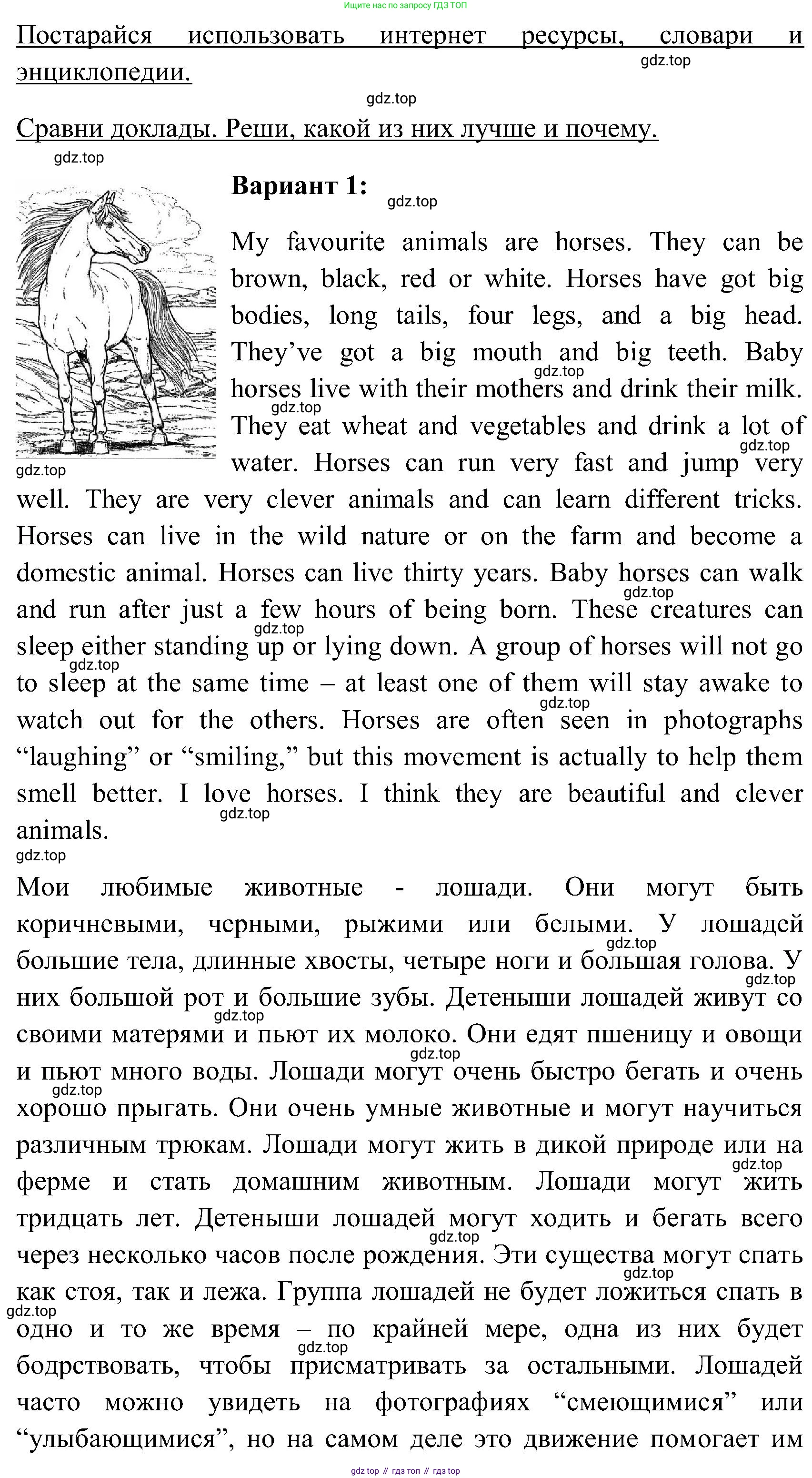 ГДЗ Английский язык (english), 3 класс Учебник (Student's book), авторы: Верещагина Ирина Николаевна (Vereshchagina Irina), Притыкина Тамара Александровна (Pritykina Tamara), издательство Просвещение, Москва, 2023, оранжевого цвета, Часть ( Part) 2, страница 124, Решение (продолжение 2)