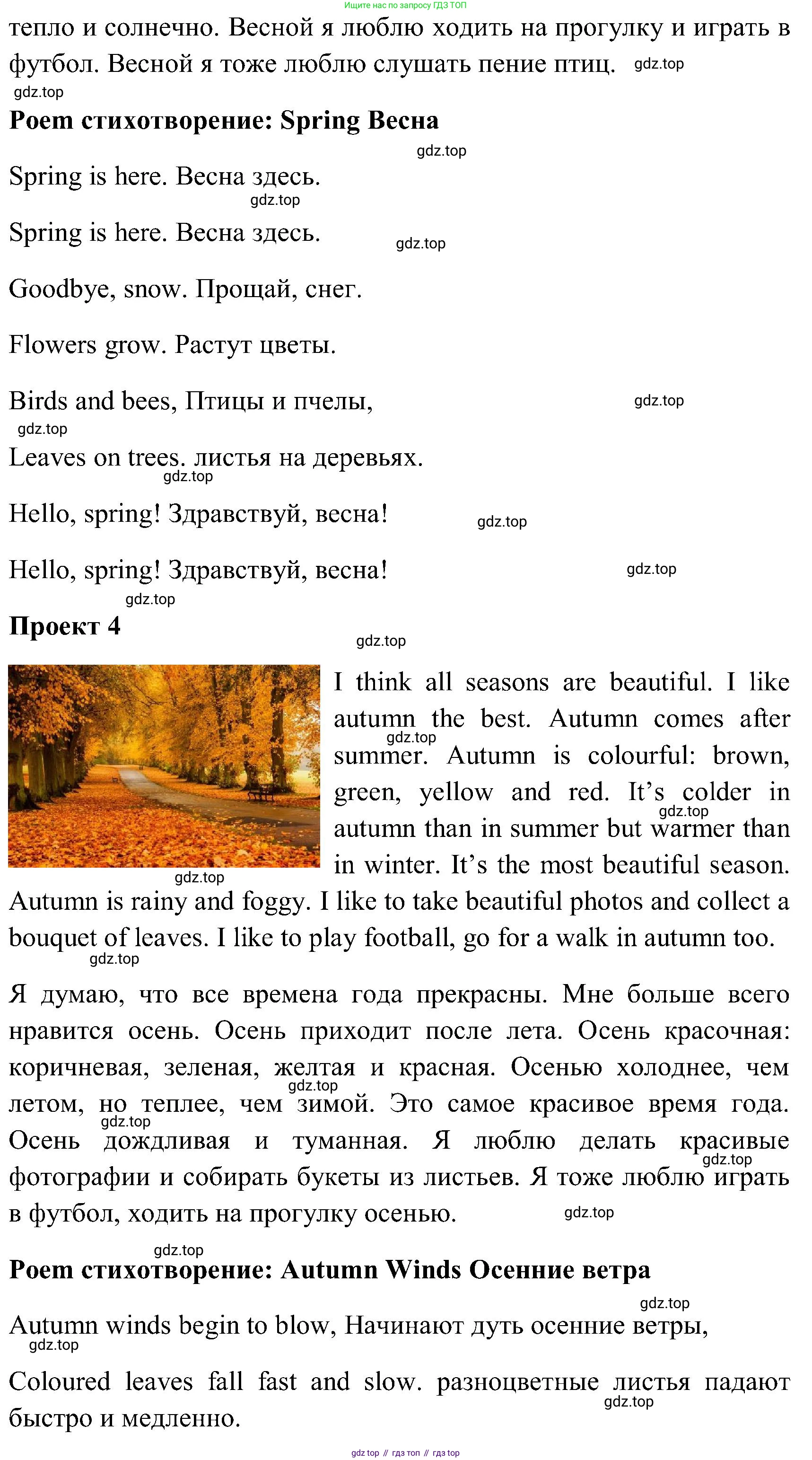 ГДЗ Английский язык (english), 3 класс Учебник (Student's book), авторы: Верещагина Ирина Николаевна (Vereshchagina Irina), Притыкина Тамара Александровна (Pritykina Tamara), издательство Просвещение, Москва, 2023, оранжевого цвета, Часть ( Part) 2, страница 124, Решение (продолжение 4)