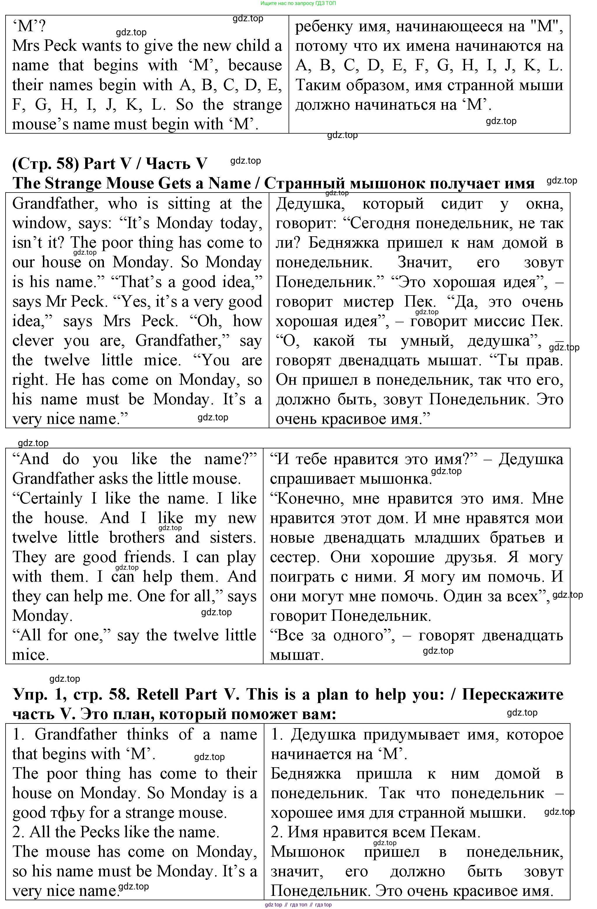 ГДЗ Английский язык (english), 3 класс книга для чтения (reader), авторы: Верещагина Ирина Николаевна (Vereshchagina Irina), Притыкина Тамара Александровна (Pritykina Tamara), издательство Просвещение, Москва, 2016, белого цвета, страница 53, Решение (продолжение 6)