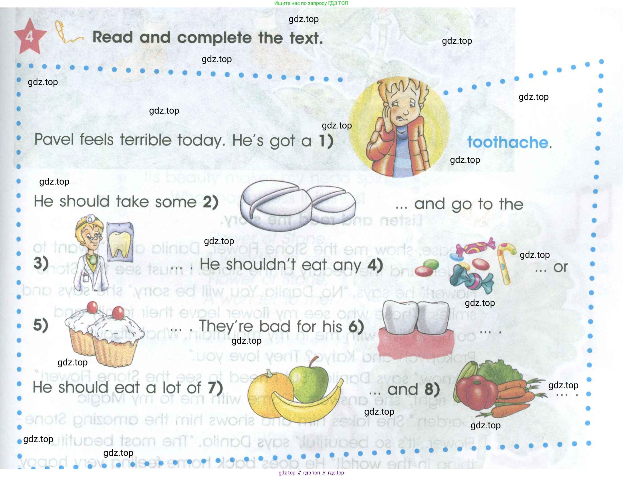 ГДЗ Английский язык (english), 4 класс Учебник (Student's book), авторы: Баранова Ксения Михайловна (Baranova Ksenia), Дули Дженни (Dooley Jenny), Копылова Виктория Викторовна (Kopylova Victoria), Мильруд Радислав Петрович (Millrood Radislav), Эванс Вирджиния (Evans Virginia), издательство Просвещение, Москва, 2023, розового цвета, Часть ( Part) 2, страница 15, номер 4, Условие