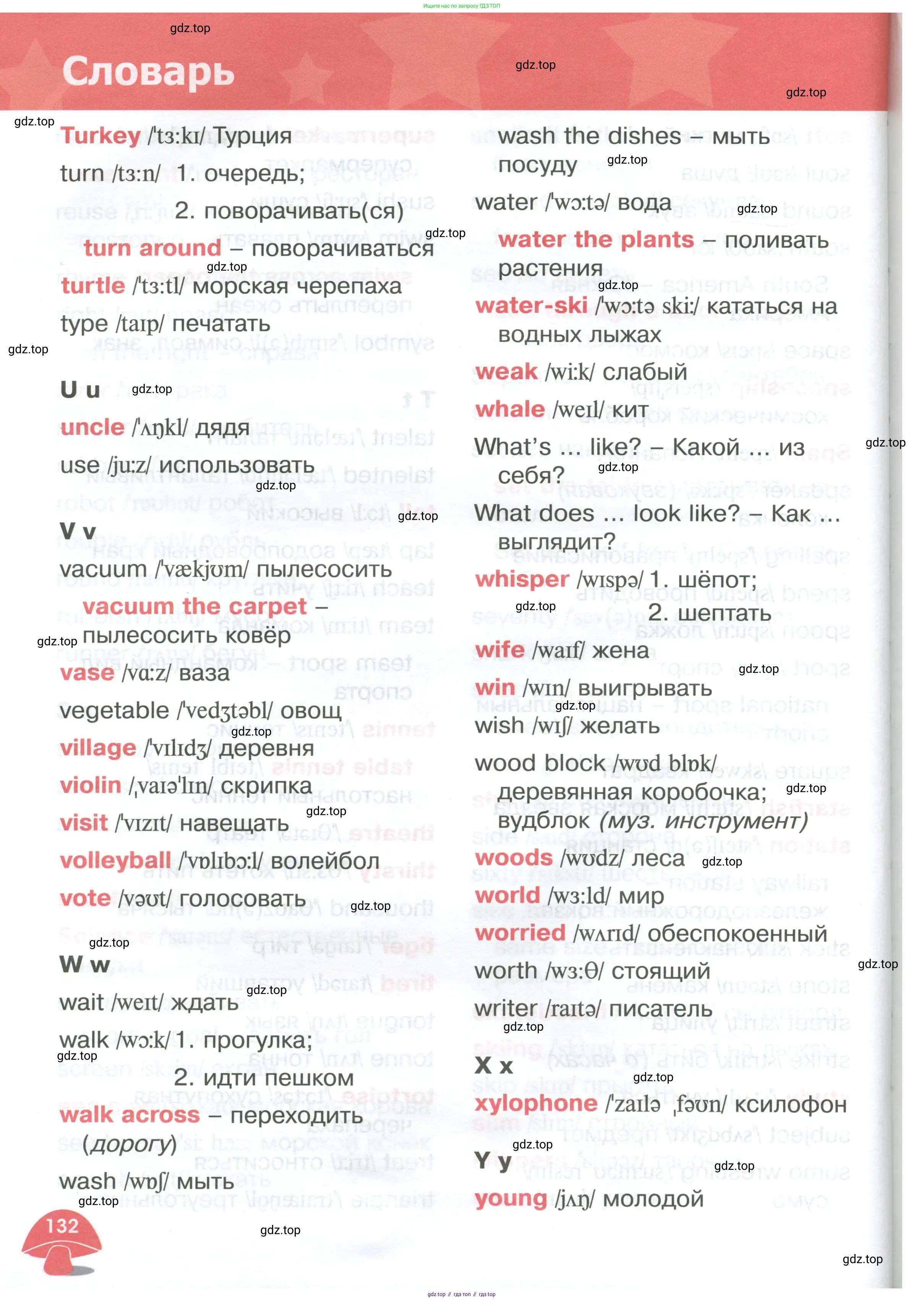 Английский язык (english), 4 класс Учебник (Student's book), авторы: Баранова Ксения Михайловна (Baranova Ksenia), Дули Дженни (Dooley Jenny), Копылова Виктория Викторовна (Kopylova Victoria), Мильруд Радислав Петрович (Millrood Radislav), Эванс Вирджиния (Evans Virginia), издательство Просвещение, Москва, 2023, розового цвета, страница 132