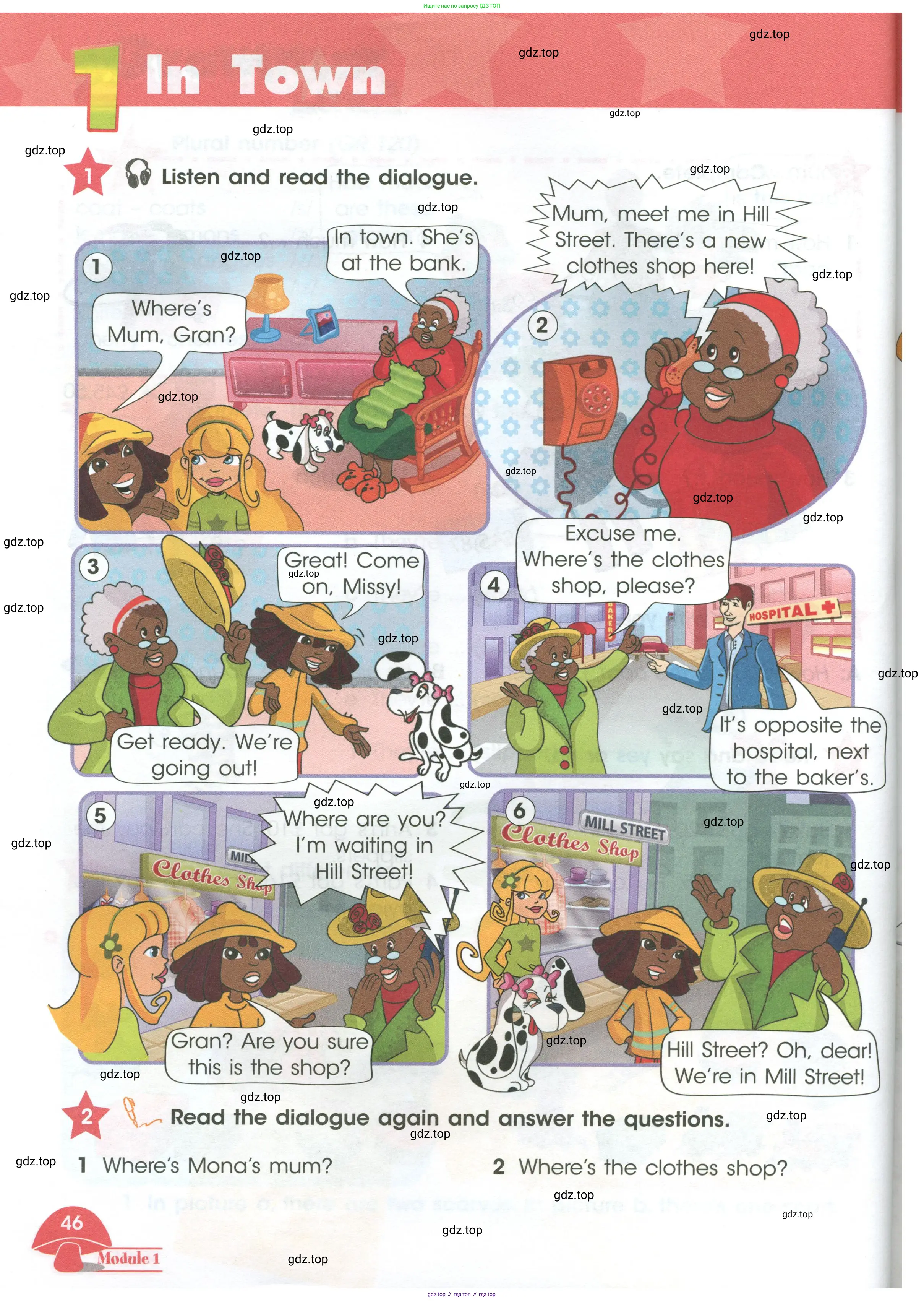 Английский язык (english), 4 класс Учебник (Student's book), авторы: Баранова Ксения Михайловна (Baranova Ksenia), Дули Дженни (Dooley Jenny), Копылова Виктория Викторовна (Kopylova Victoria), Мильруд Радислав Петрович (Millrood Radislav), Эванс Вирджиния (Evans Virginia), издательство Просвещение, Москва, 2023, розового цвета, Часть ( Part) 1, страница 46