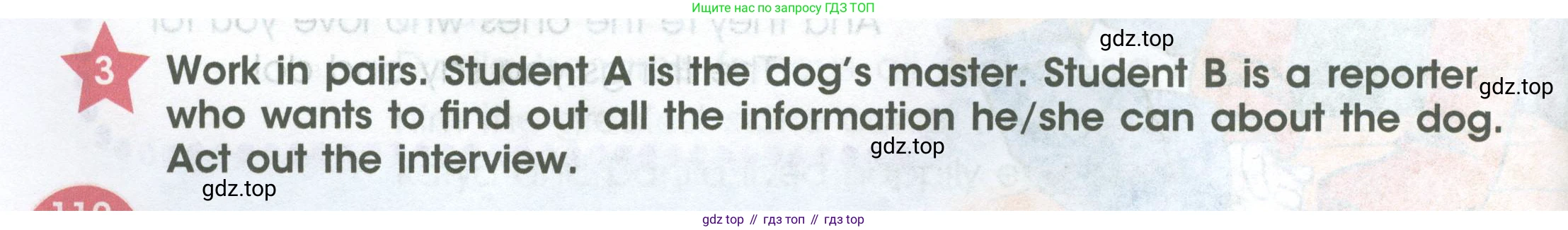 ГДЗ Английский язык (english), 4 класс Учебник (Student's book), авторы: Баранова Ксения Михайловна (Baranova Ksenia), Дули Дженни (Dooley Jenny), Копылова Виктория Викторовна (Kopylova Victoria), Мильруд Радислав Петрович (Millrood Radislav), Эванс Вирджиния (Evans Virginia), издательство Просвещение, Москва, 2023, розового цвета, Часть ( Part) 2, страница 110, номер 3, Условие