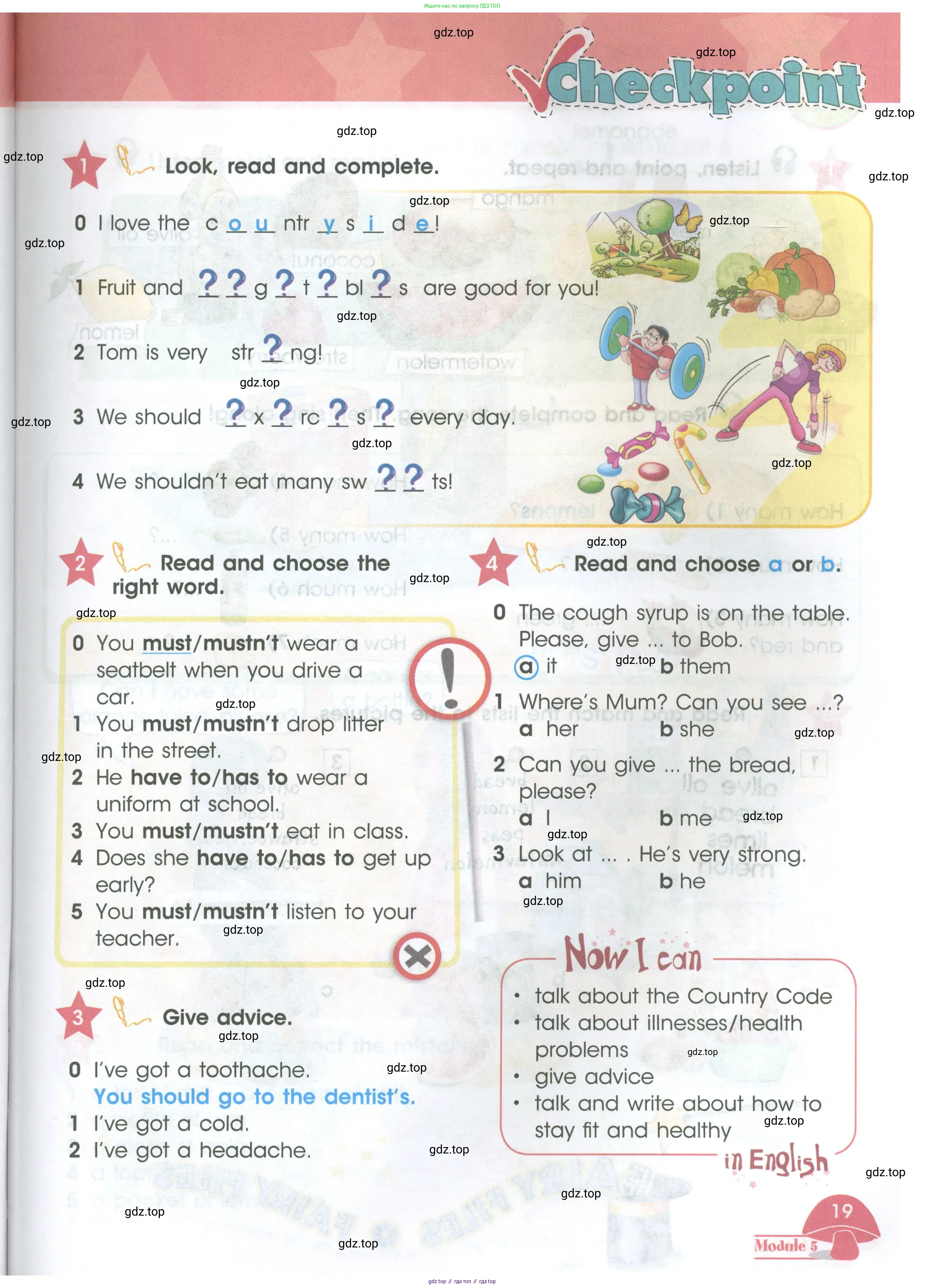 Английский язык (english), 4 класс Учебник (Student's book), авторы: Баранова Ксения Михайловна (Baranova Ksenia), Дули Дженни (Dooley Jenny), Копылова Виктория Викторовна (Kopylova Victoria), Мильруд Радислав Петрович (Millrood Radislav), Эванс Вирджиния (Evans Virginia), издательство Просвещение, Москва, 2023, розового цвета, Часть ( Part) 1, страница 19
