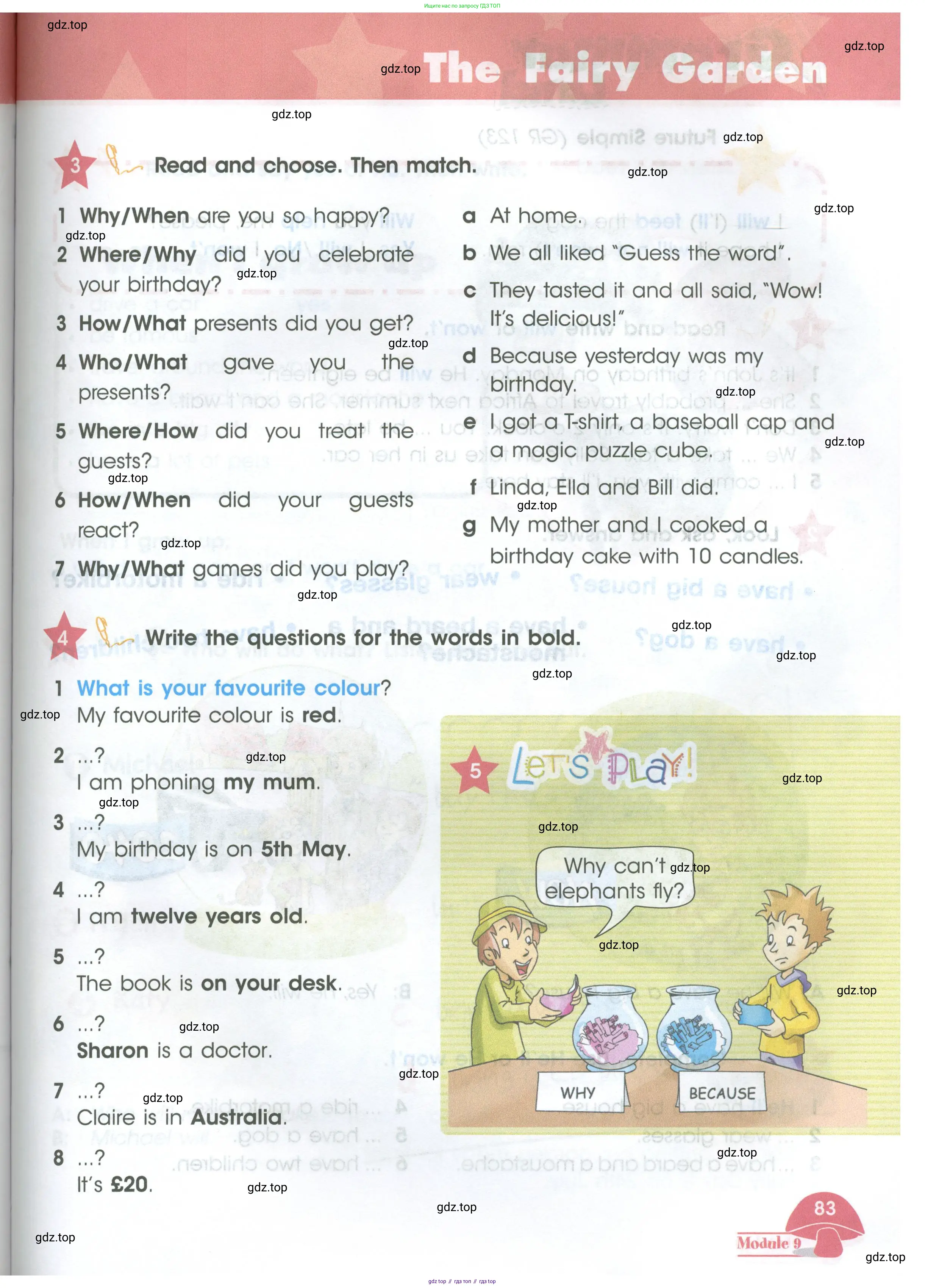 Английский язык (english), 4 класс Учебник (Student's book), авторы: Баранова Ксения Михайловна (Baranova Ksenia), Дули Дженни (Dooley Jenny), Копылова Виктория Викторовна (Kopylova Victoria), Мильруд Радислав Петрович (Millrood Radislav), Эванс Вирджиния (Evans Virginia), издательство Просвещение, Москва, 2023, розового цвета, Часть ( Part) 1, страница 83
