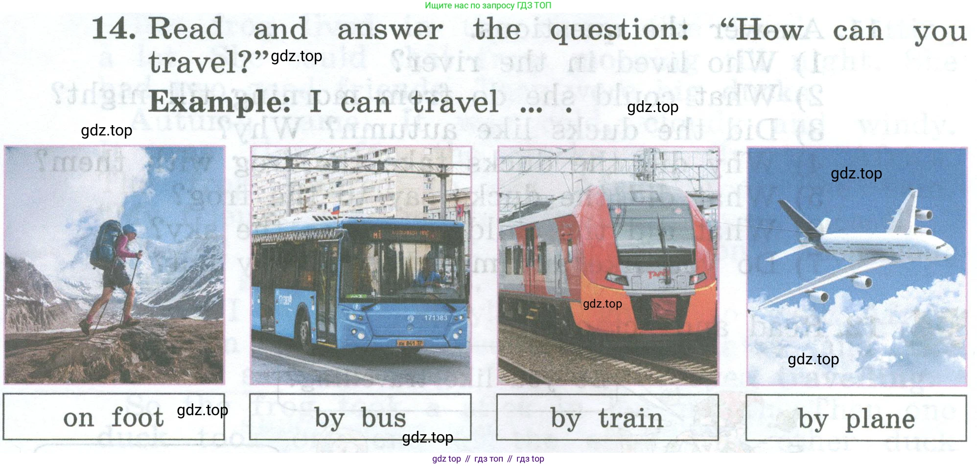 ГДЗ Английский язык (english), 4 класс Учебник (Student's book), авторы: Биболетова Мерем Забатовна, Денисенко Ольга Анатольевна, Трубанева Наталия Николаевна, издательство Просвещение, Москва, 2024, оранжевого цвета, страница 10, номер 14, Условие
