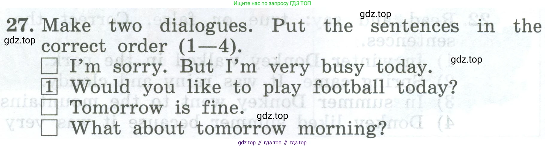 ГДЗ Английский язык (english), 4 класс Учебник (Student's book), авторы: Биболетова Мерем Забатовна, Денисенко Ольга Анатольевна, Трубанева Наталия Николаевна, издательство Просвещение, Москва, 2024, оранжевого цвета, страница 14, номер 27, Условие