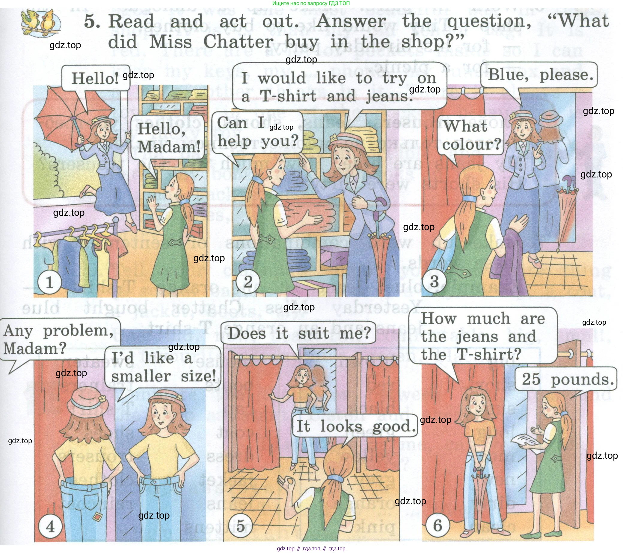 ГДЗ Английский язык (english), 4 класс Учебник (Student's book), авторы: Биболетова Мерем Забатовна, Денисенко Ольга Анатольевна, Трубанева Наталия Николаевна, издательство Просвещение, Москва, 2024, оранжевого цвета, страница 97, номер 5, Условие