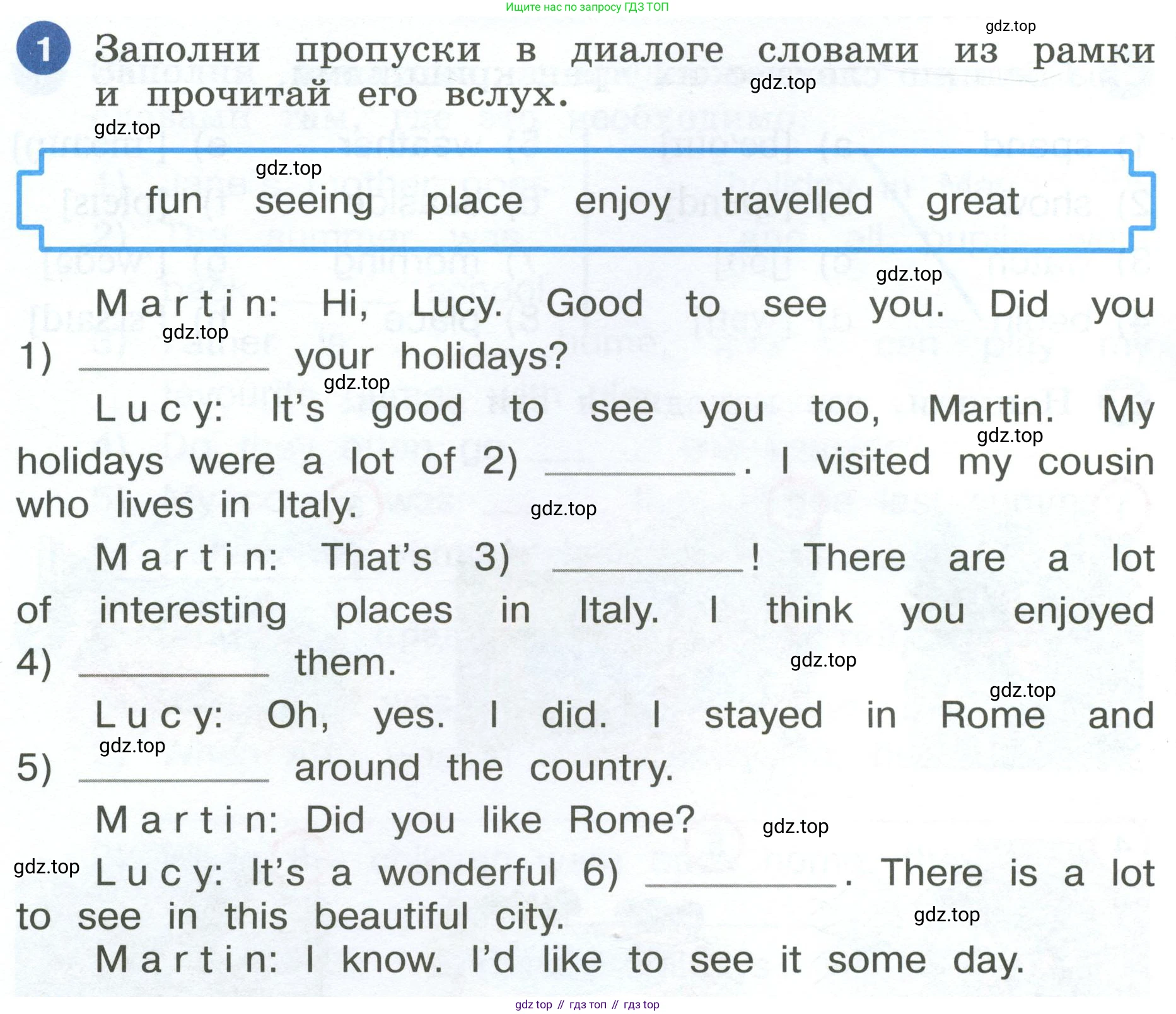 ГДЗ Английский язык (english), 4 класс рабочая тетрадь, авторы: Афанасьева Ольга Васильевна (Afanasyeva Olga), Баранова Ксения Михайловна (Baranova Ksenia), Михеева Ирина Владимировна (Mikheeva Irina), издательство Просвещение, Москва, 2024, красного цвета, Часть 1, страница 8, номер 1, Условие