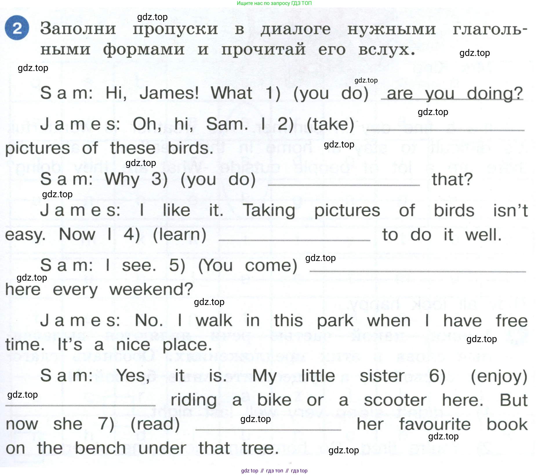 ГДЗ Английский язык (english), 4 класс рабочая тетрадь, авторы: Афанасьева Ольга Васильевна (Afanasyeva Olga), Баранова Ксения Михайловна (Baranova Ksenia), Михеева Ирина Владимировна (Mikheeva Irina), издательство Просвещение, Москва, 2024, красного цвета, Часть 1, страница 63, номер 2, Условие