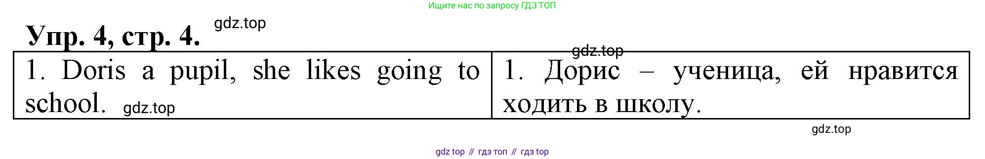 ГДЗ Английский язык (english), 4 класс рабочая тетрадь, авторы: Афанасьева Ольга Васильевна (Afanasyeva Olga), Баранова Ксения Михайловна (Baranova Ksenia), Михеева Ирина Владимировна (Mikheeva Irina), издательство Просвещение, Москва, 2024, красного цвета, Часть 1, страница 4, номер 4, Решение