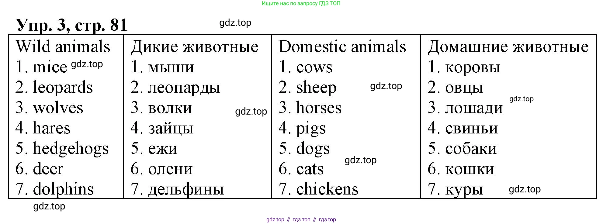 ГДЗ Английский язык (english), 4 класс рабочая тетрадь, авторы: Афанасьева Ольга Васильевна (Afanasyeva Olga), Баранова Ксения Михайловна (Baranova Ksenia), Михеева Ирина Владимировна (Mikheeva Irina), издательство Просвещение, Москва, 2024, красного цвета, Часть 2, страница 81, номер 3, Решение
