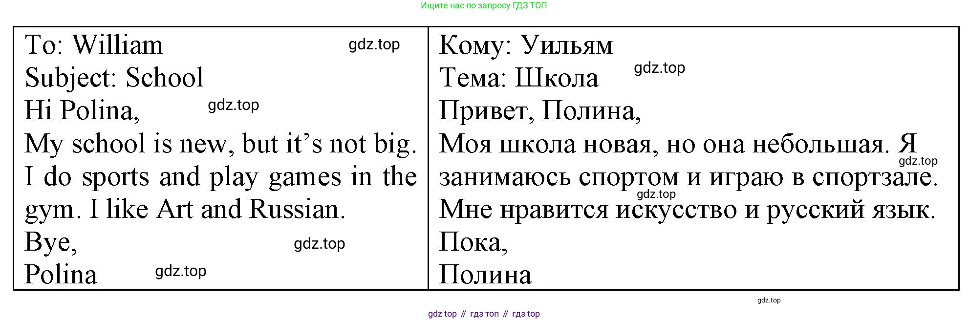 ГДЗ Английский язык (english), 4 класс рабочая тетрадь, авторы: Афанасьева Ольга Васильевна (Afanasyeva Olga), Баранова Ксения Михайловна (Baranova Ksenia), Михеева Ирина Владимировна (Mikheeva Irina), издательство Просвещение, Москва, 2024, красного цвета, Часть 1, страница 68, номер 5, Решение (продолжение 2)