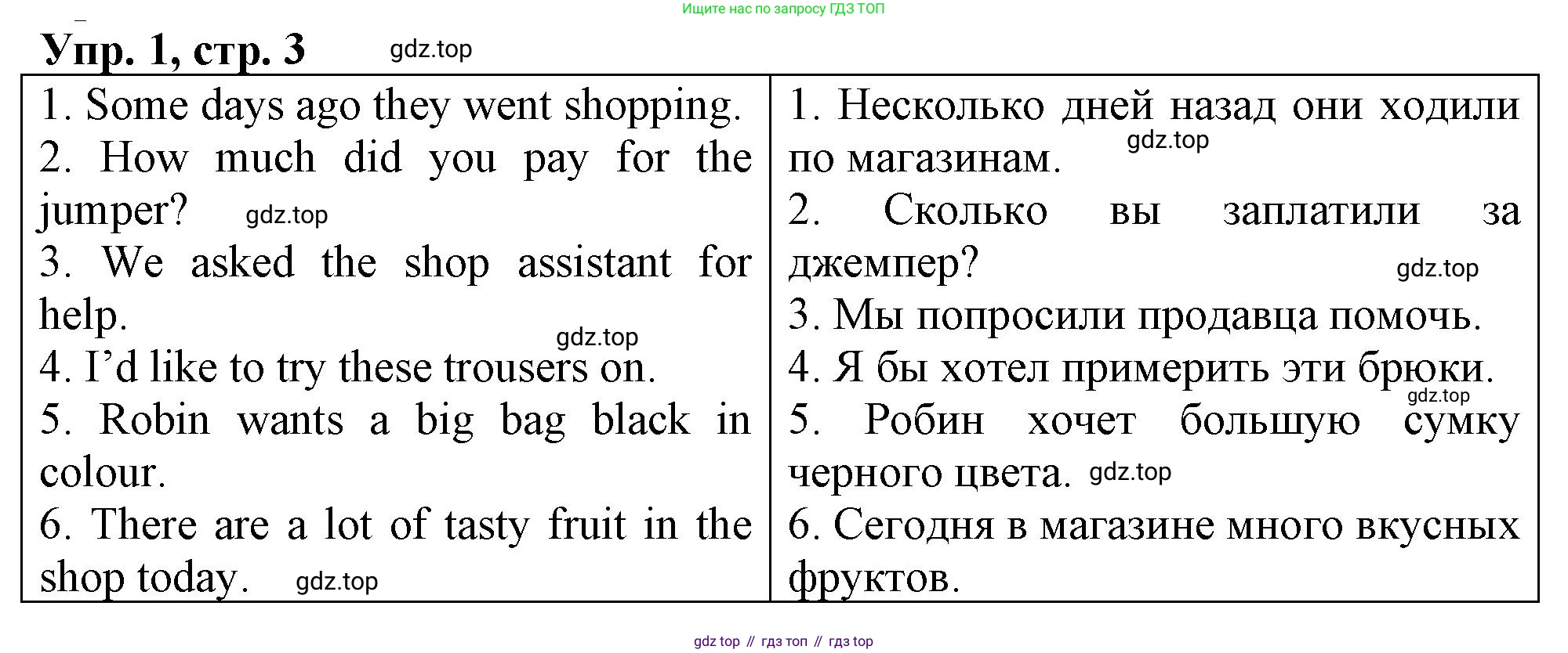ГДЗ Английский язык (english), 4 класс рабочая тетрадь, авторы: Афанасьева Ольга Васильевна (Afanasyeva Olga), Баранова Ксения Михайловна (Baranova Ksenia), Михеева Ирина Владимировна (Mikheeva Irina), издательство Просвещение, Москва, 2024, красного цвета, Часть 2, страница 3, номер 1, Решение
