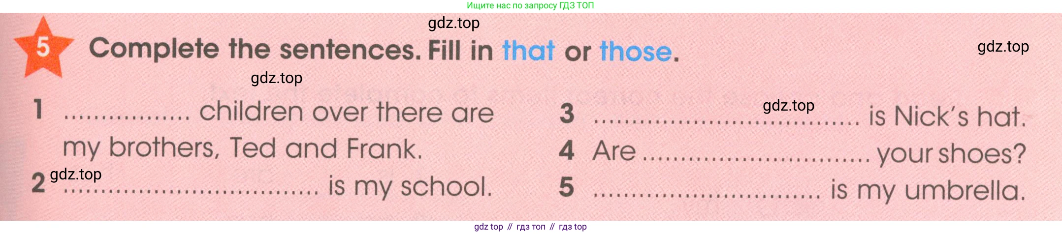 ГДЗ Английский язык (english), 4 класс Рабочая тетрадь (workbook), авторы: Баранова Ксения Михайловна (Baranova Ksenia), Бадулина Ольга Ивановна, Копылова Виктория Викторовна (Kopylova Victoria), Мильруд Радислав Петрович (Millrood Radislav), Эванс Вирджиния (Evans Virginia), издательство Просвещение, Москва, 2023, оранжевого цвета, Часть ( Part) 1, страница 51, номер 5, Условие
