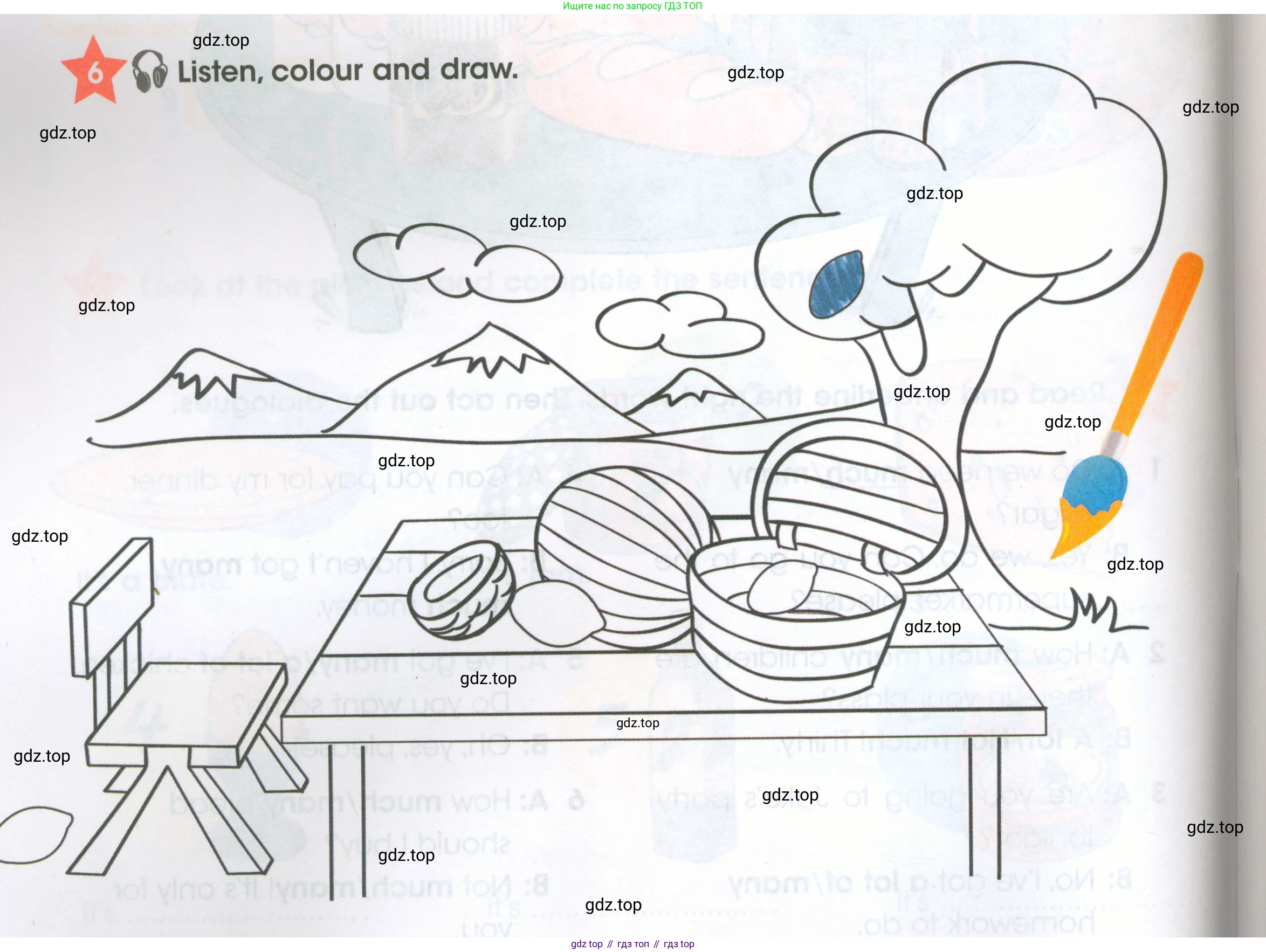 ГДЗ Английский язык (english), 4 класс Рабочая тетрадь (workbook), авторы: Баранова Ксения Михайловна (Baranova Ksenia), Бадулина Ольга Ивановна, Копылова Виктория Викторовна (Kopylova Victoria), Мильруд Радислав Петрович (Millrood Radislav), Эванс Вирджиния (Evans Virginia), издательство Просвещение, Москва, 2023, оранжевого цвета, Часть ( Part) 2, страница 14, номер 6, Условие