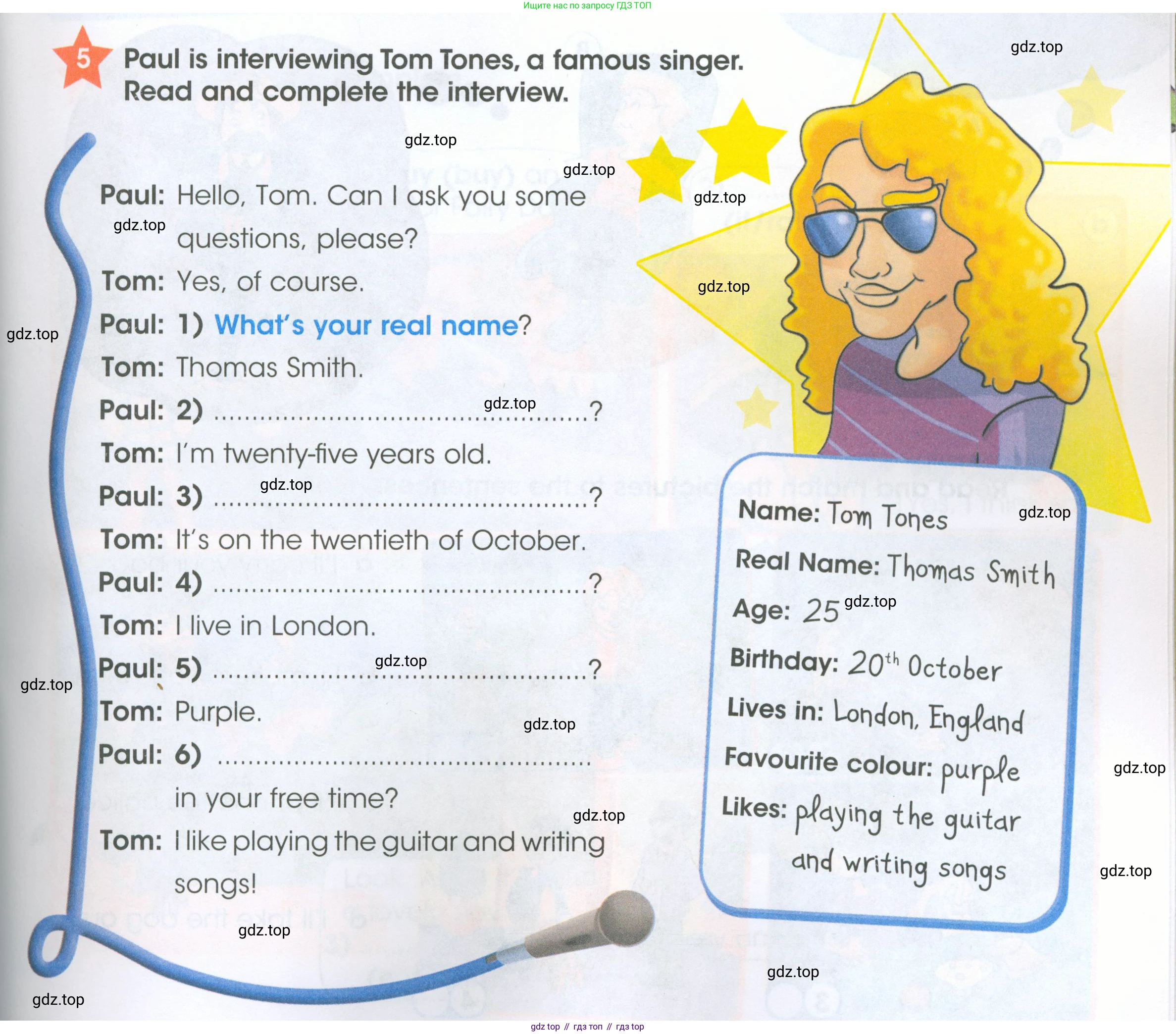 ГДЗ Английский язык (english), 4 класс Рабочая тетрадь (workbook), авторы: Баранова Ксения Михайловна (Baranova Ksenia), Бадулина Ольга Ивановна, Копылова Виктория Викторовна (Kopylova Victoria), Мильруд Радислав Петрович (Millrood Radislav), Эванс Вирджиния (Evans Virginia), издательство Просвещение, Москва, 2023, оранжевого цвета, Часть ( Part) 2, страница 37, номер 5, Условие
