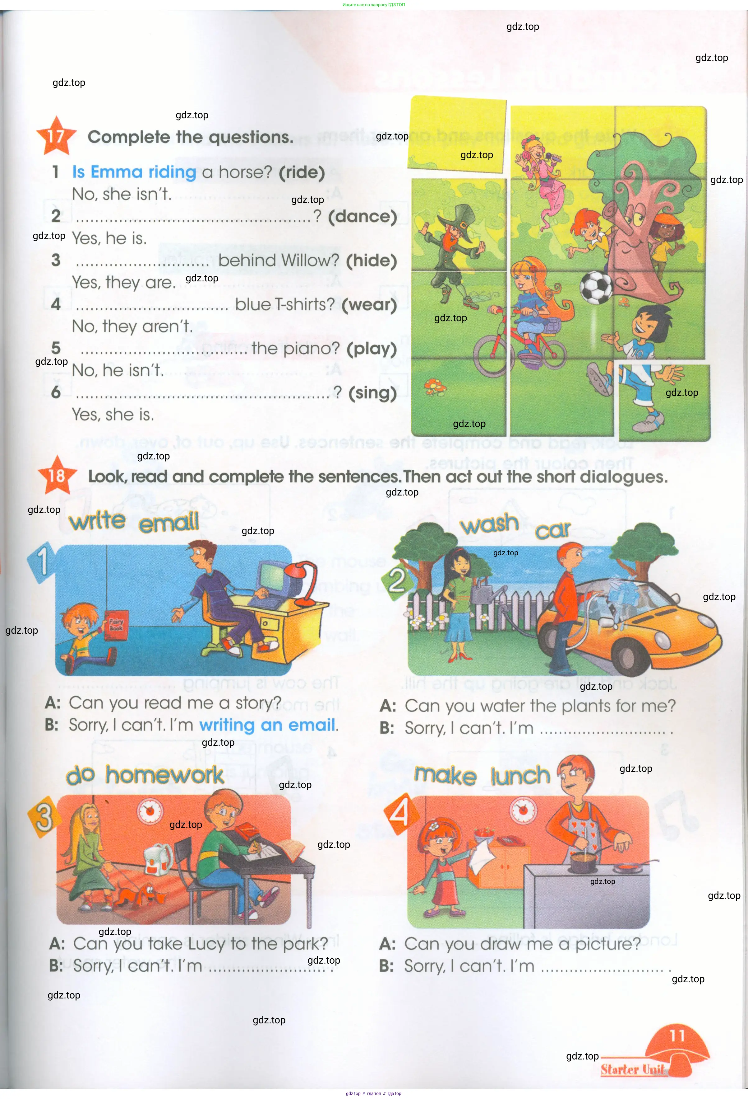 Английский язык (english), 4 класс Рабочая тетрадь (workbook), авторы: Баранова Ксения Михайловна (Baranova Ksenia), Бадулина Ольга Ивановна, Копылова Виктория Викторовна (Kopylova Victoria), Мильруд Радислав Петрович (Millrood Radislav), Эванс Вирджиния (Evans Virginia), издательство Просвещение, Москва, 2023, оранжевого цвета, Часть ( Part) 1, страница 11