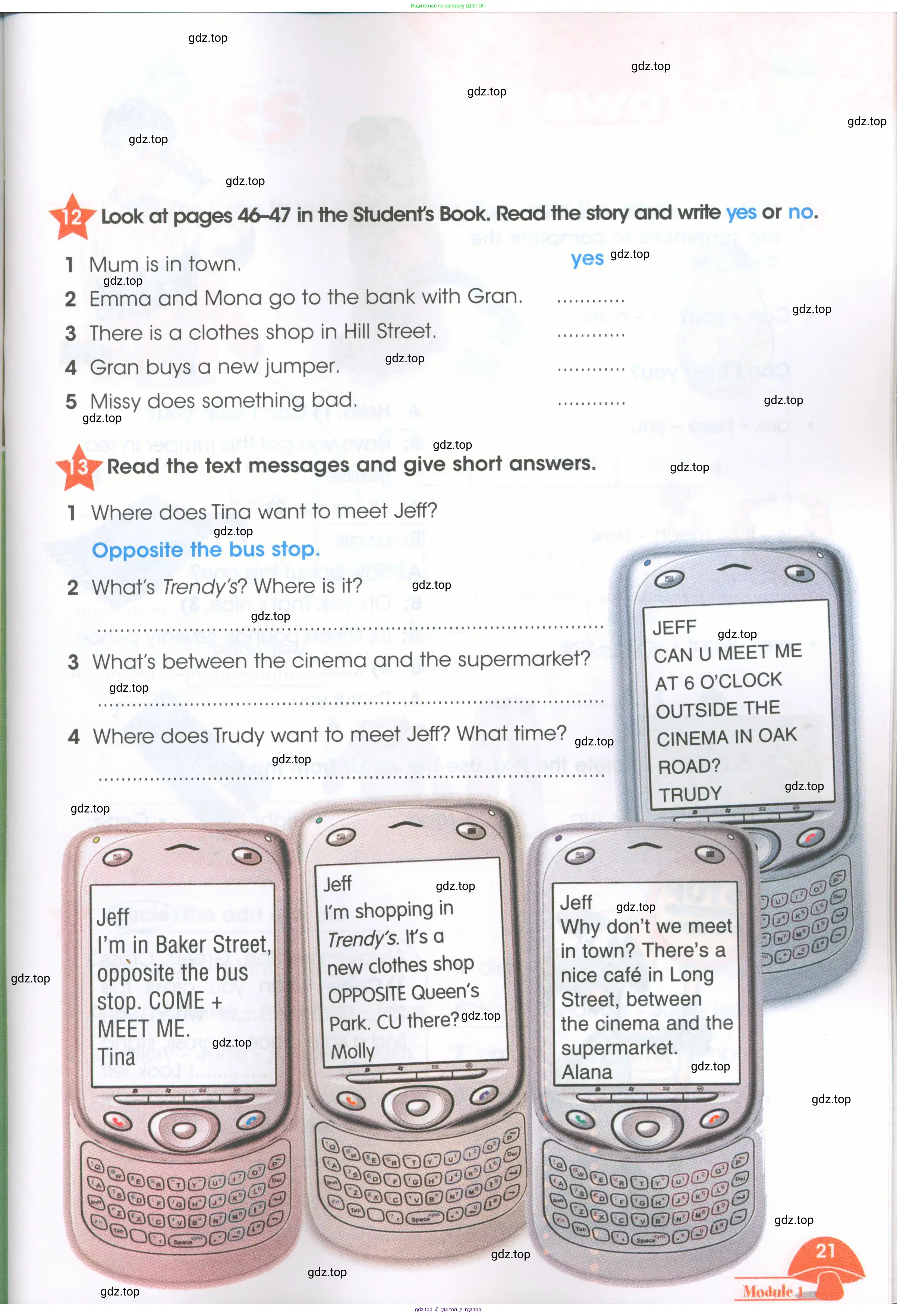 Английский язык (english), 4 класс Рабочая тетрадь (workbook), авторы: Баранова Ксения Михайловна (Baranova Ksenia), Бадулина Ольга Ивановна, Копылова Виктория Викторовна (Kopylova Victoria), Мильруд Радислав Петрович (Millrood Radislav), Эванс Вирджиния (Evans Virginia), издательство Просвещение, Москва, 2023, оранжевого цвета, Часть ( Part) 1, страница 21