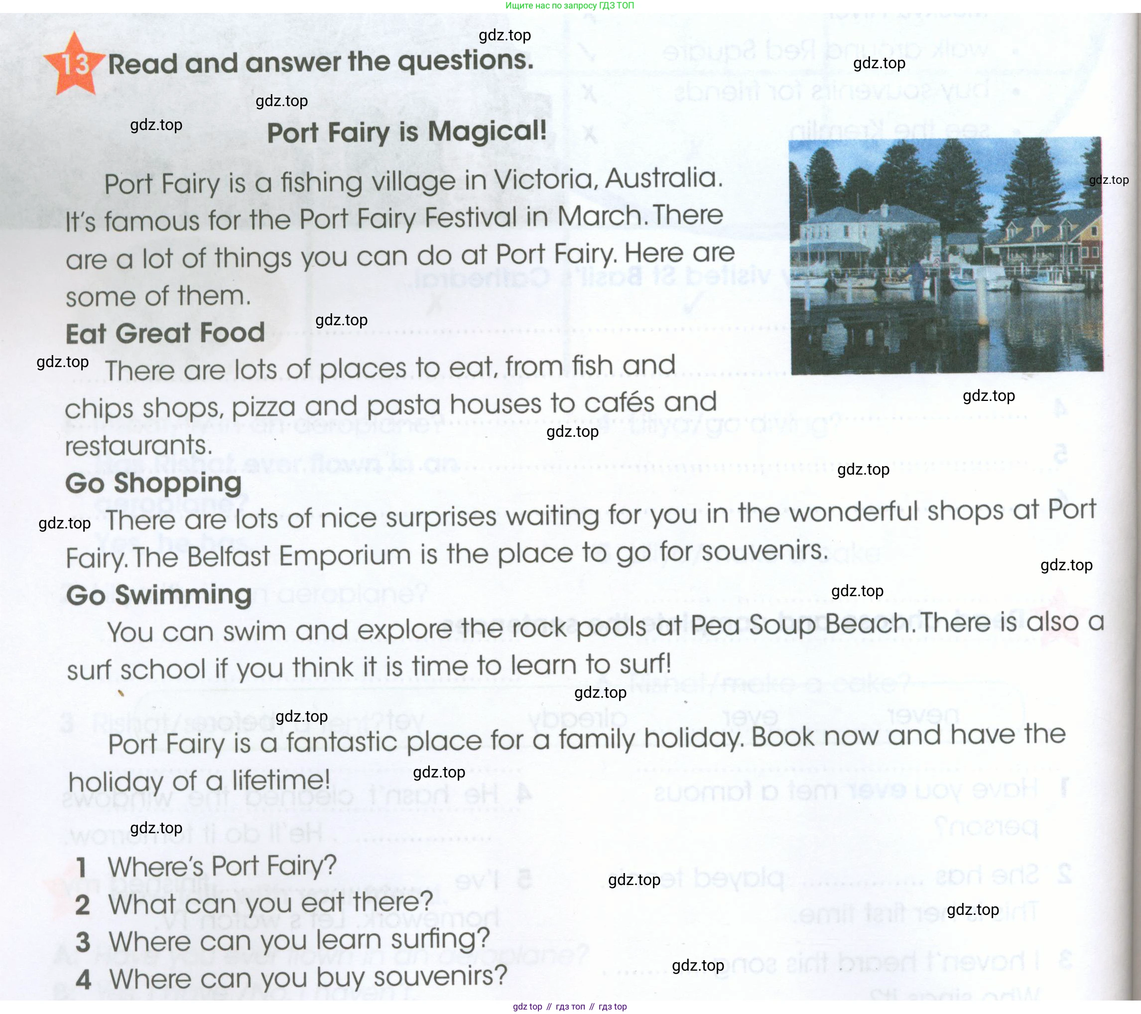 ГДЗ Английский язык (english), 4 класс Рабочая тетрадь (workbook), авторы: Баранова Ксения Михайловна (Baranova Ksenia), Бадулина Ольга Ивановна, Копылова Виктория Викторовна (Kopylova Victoria), Мильруд Радислав Петрович (Millrood Radislav), Эванс Вирджиния (Evans Virginia), издательство Просвещение, Москва, 2023, оранжевого цвета, Часть ( Part) 2, страница 50, номер 13, Условие