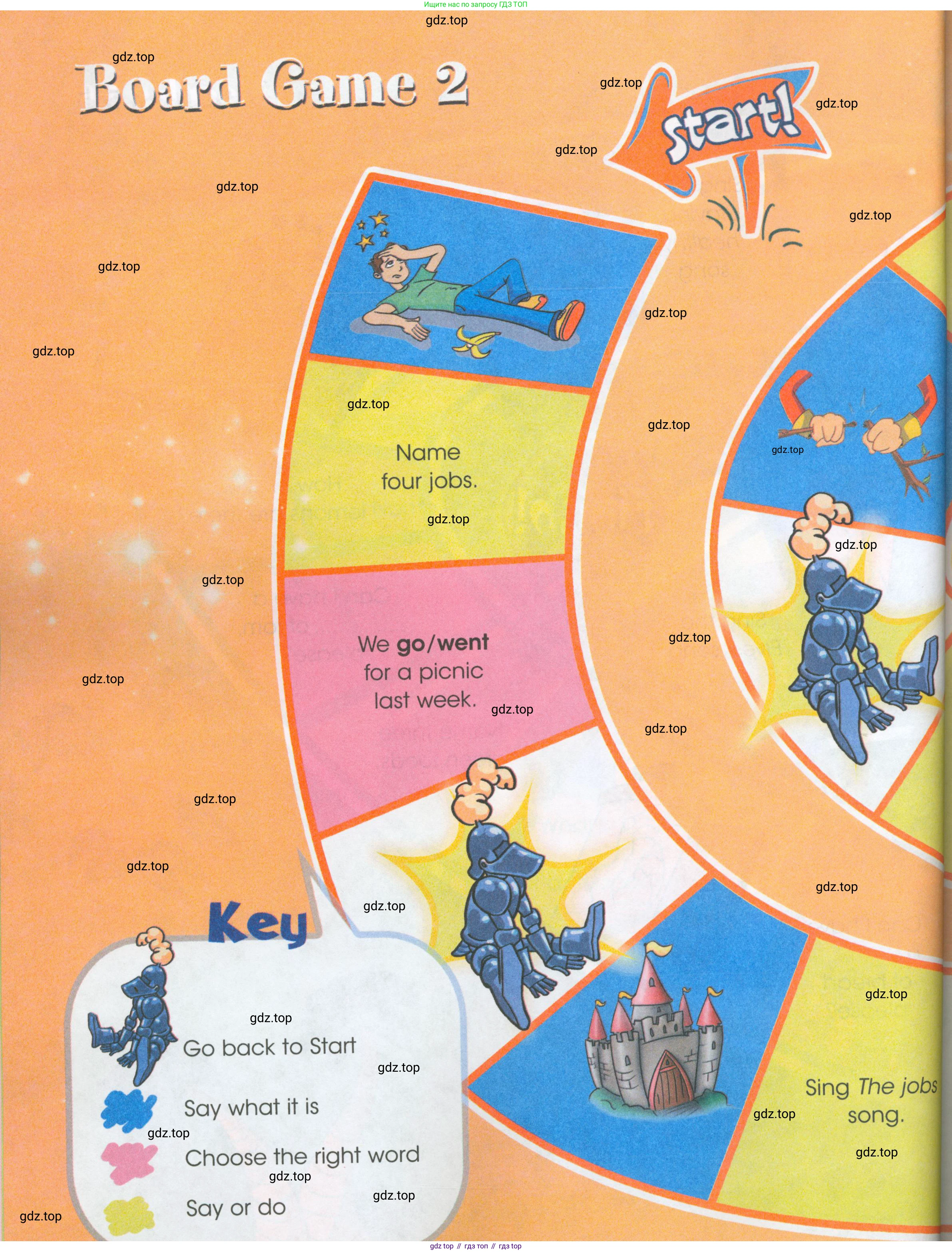 ГДЗ Английский язык (english), 4 класс Рабочая тетрадь (workbook), авторы: Баранова Ксения Михайловна (Baranova Ksenia), Бадулина Ольга Ивановна, Копылова Виктория Викторовна (Kopylova Victoria), Мильруд Радислав Петрович (Millrood Radislav), Эванс Вирджиния (Evans Virginia), издательство Просвещение, Москва, 2023, оранжевого цвета, Часть ( Part) 2, страница 58, номер 2, Условие