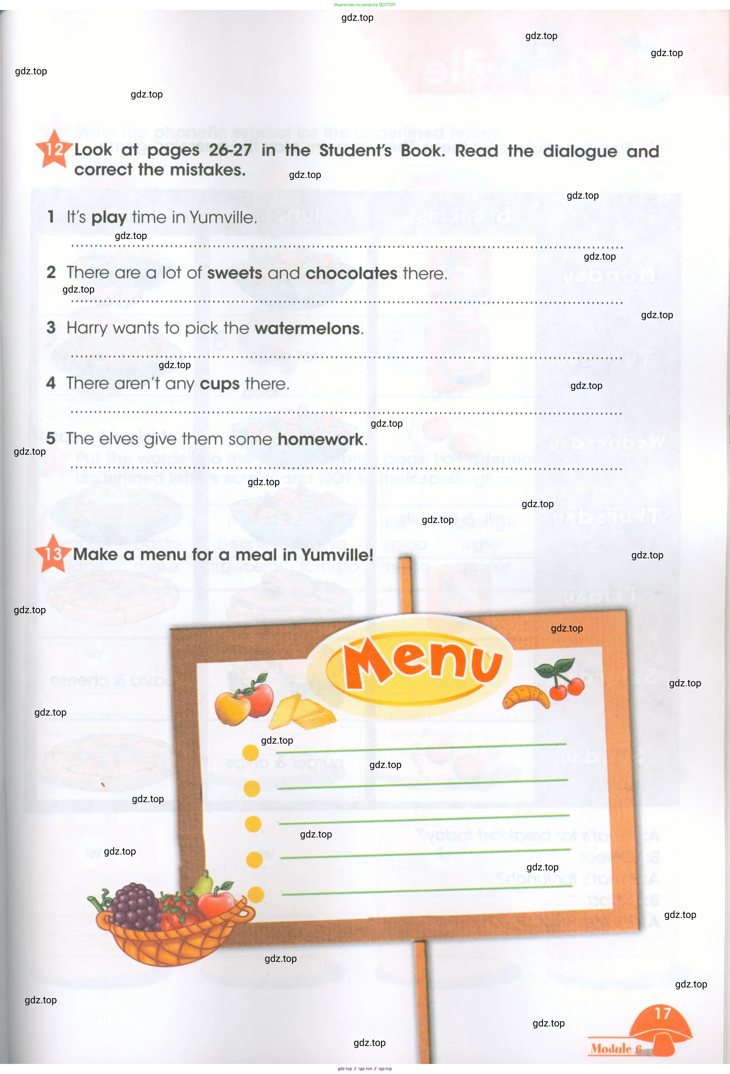 Английский язык (english), 4 класс Рабочая тетрадь (workbook), авторы: Баранова Ксения Михайловна (Baranova Ksenia), Бадулина Ольга Ивановна, Копылова Виктория Викторовна (Kopylova Victoria), Мильруд Радислав Петрович (Millrood Radislav), Эванс Вирджиния (Evans Virginia), издательство Просвещение, Москва, 2023, оранжевого цвета, Часть ( Part) 1, страница 17
