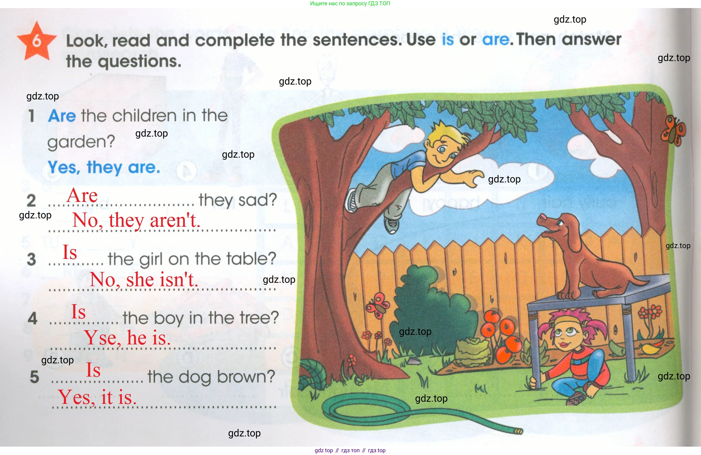ГДЗ Английский язык (english), 4 класс Рабочая тетрадь (workbook), авторы: Баранова Ксения Михайловна (Baranova Ksenia), Бадулина Ольга Ивановна, Копылова Виктория Викторовна (Kopylova Victoria), Мильруд Радислав Петрович (Millrood Radislav), Эванс Вирджиния (Evans Virginia), издательство Просвещение, Москва, 2023, оранжевого цвета, Часть ( Part) 1, страница 6, номер 6, Решение 2