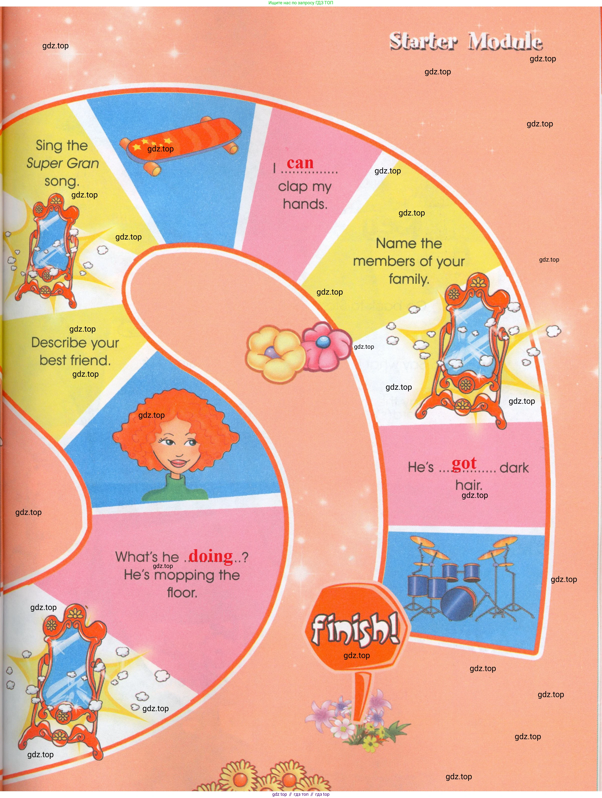 ГДЗ Английский язык (english), 4 класс Рабочая тетрадь (workbook), авторы: Баранова Ксения Михайловна (Baranova Ksenia), Бадулина Ольга Ивановна, Копылова Виктория Викторовна (Kopylova Victoria), Мильруд Радислав Петрович (Millrood Radislav), Эванс Вирджиния (Evans Virginia), издательство Просвещение, Москва, 2023, оранжевого цвета, Часть ( Part) 1, страница 56, номер 1, Решение 2 (продолжение 2)