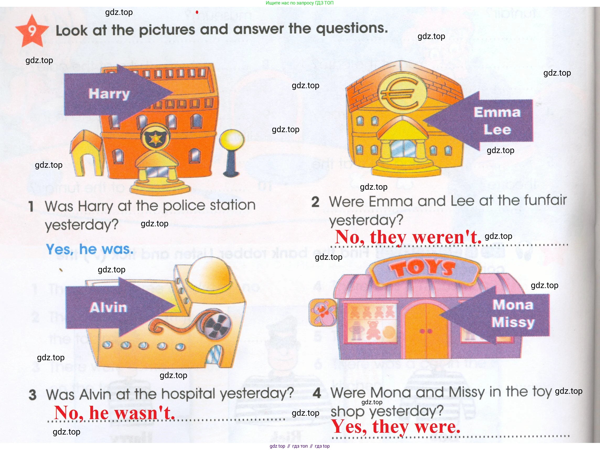 ГДЗ Английский язык (english), 4 класс Рабочая тетрадь (workbook), авторы: Баранова Ксения Михайловна (Baranova Ksenia), Бадулина Ольга Ивановна, Копылова Виктория Викторовна (Kopylova Victoria), Мильруд Радислав Петрович (Millrood Radislav), Эванс Вирджиния (Evans Virginia), издательство Просвещение, Москва, 2023, оранжевого цвета, Часть ( Part) 1, страница 44, номер 9, Решение 2