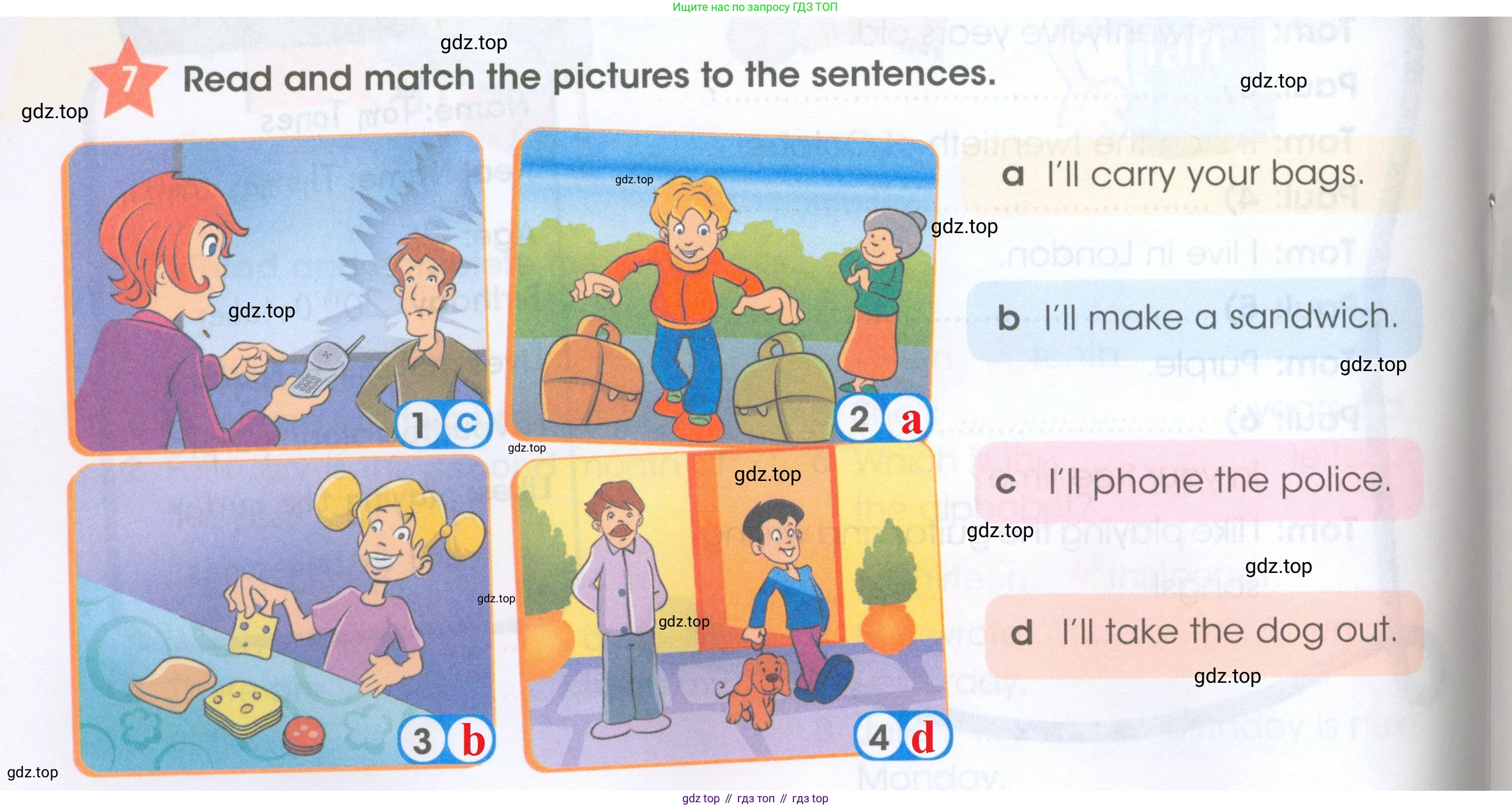 ГДЗ Английский язык (english), 4 класс Рабочая тетрадь (workbook), авторы: Баранова Ксения Михайловна (Baranova Ksenia), Бадулина Ольга Ивановна, Копылова Виктория Викторовна (Kopylova Victoria), Мильруд Радислав Петрович (Millrood Radislav), Эванс Вирджиния (Evans Virginia), издательство Просвещение, Москва, 2023, оранжевого цвета, Часть ( Part) 2, страница 38, номер 7, Решение 2