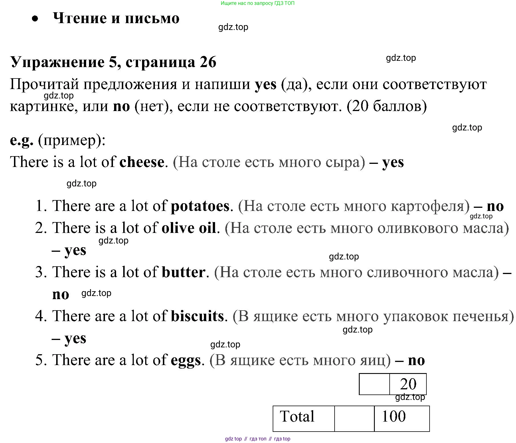 ГДЗ Английский язык (english), 4 класс контрольные задания (test booklet), авторы: Быкова Надежда Ильинична (Bykova Nadezhda), Дули Дженни (Dooley Jenny), Поспелова Марина Давидовна (Pospelova Marina), Эванс Вирджиния (Evans Virginia), издательство Просвещение, Москва, 2023, оранжевого цвета, страница 26, номер 5, Решение 2
