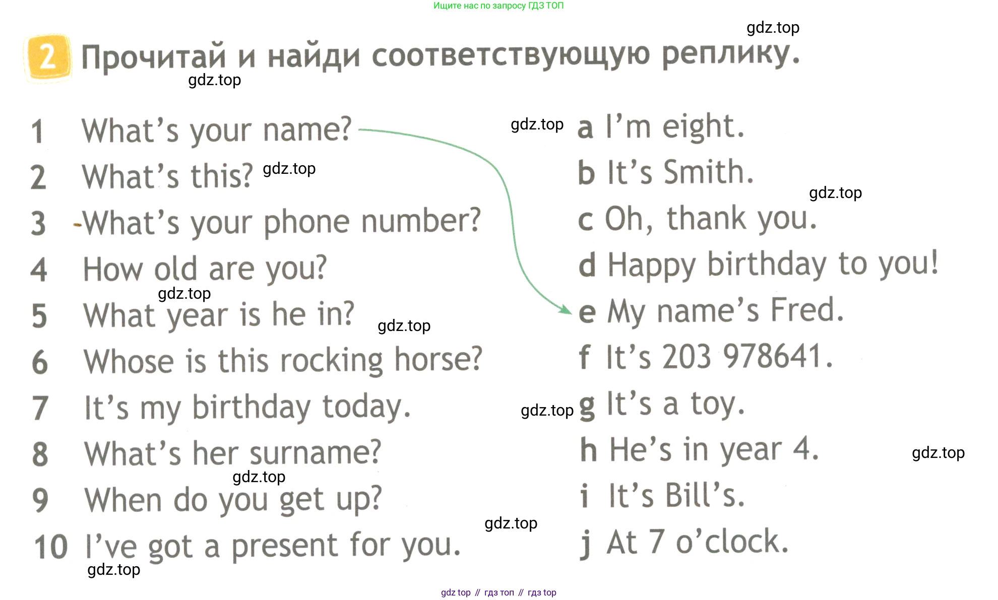 ГДЗ Английский язык (english), 4 класс Рабочая тетрадь (workbook), авторы: Быкова Надежда Ильинична (Bykova Nadezhda), Дули Дженни (Dooley Jenny), Поспелова Марина Давидовна (Pospelova Marina), Эванс Вирджиния (Evans Virginia), издательство Просвещение, Москва, 2023, красного цвета, страница 4, номер 2, Условие