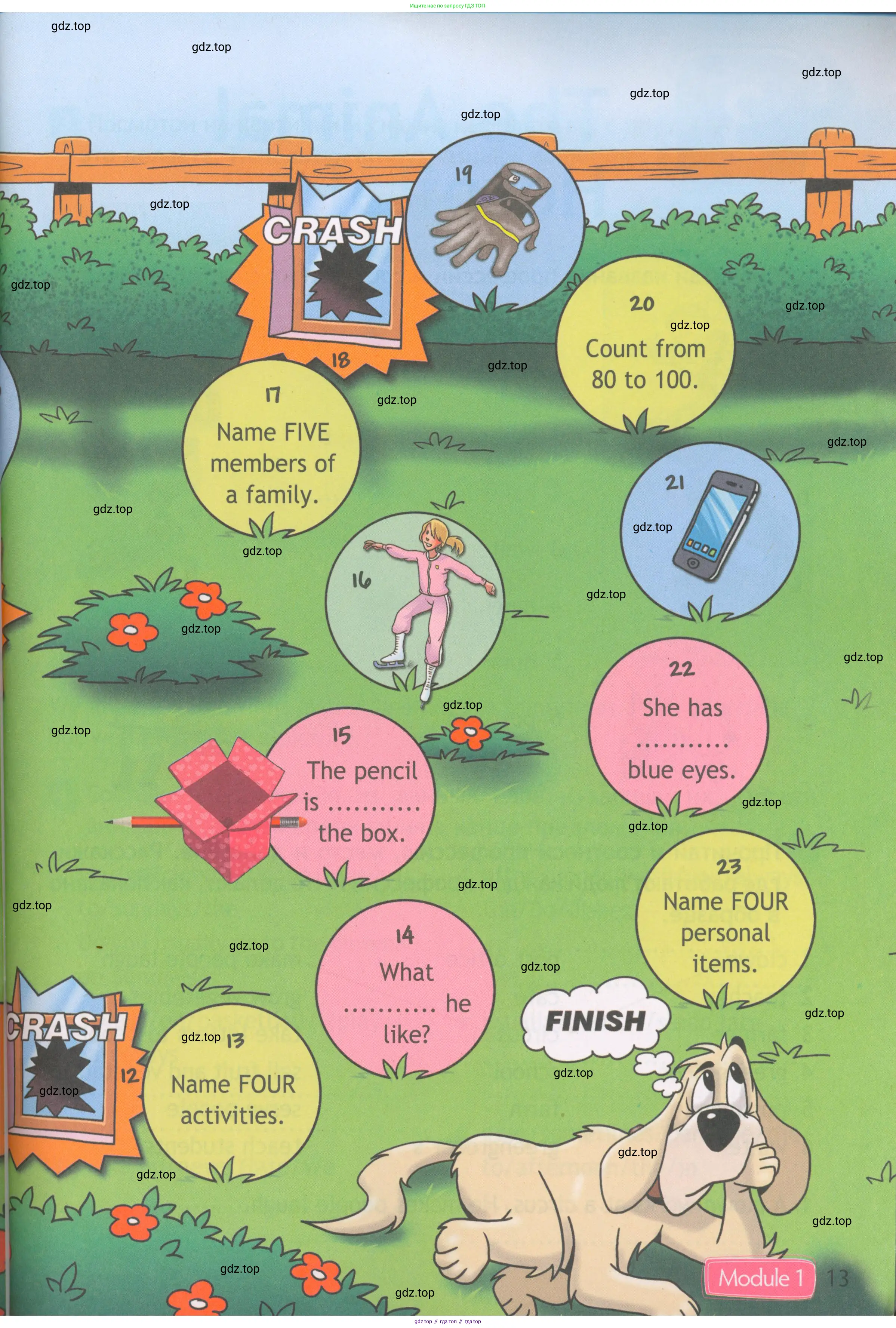 Английский язык (english), 4 класс Рабочая тетрадь (workbook), авторы: Быкова Надежда Ильинична (Bykova Nadezhda), Дули Дженни (Dooley Jenny), Поспелова Марина Давидовна (Pospelova Marina), Эванс Вирджиния (Evans Virginia), издательство Просвещение, Москва, 2023, красного цвета, страница 13