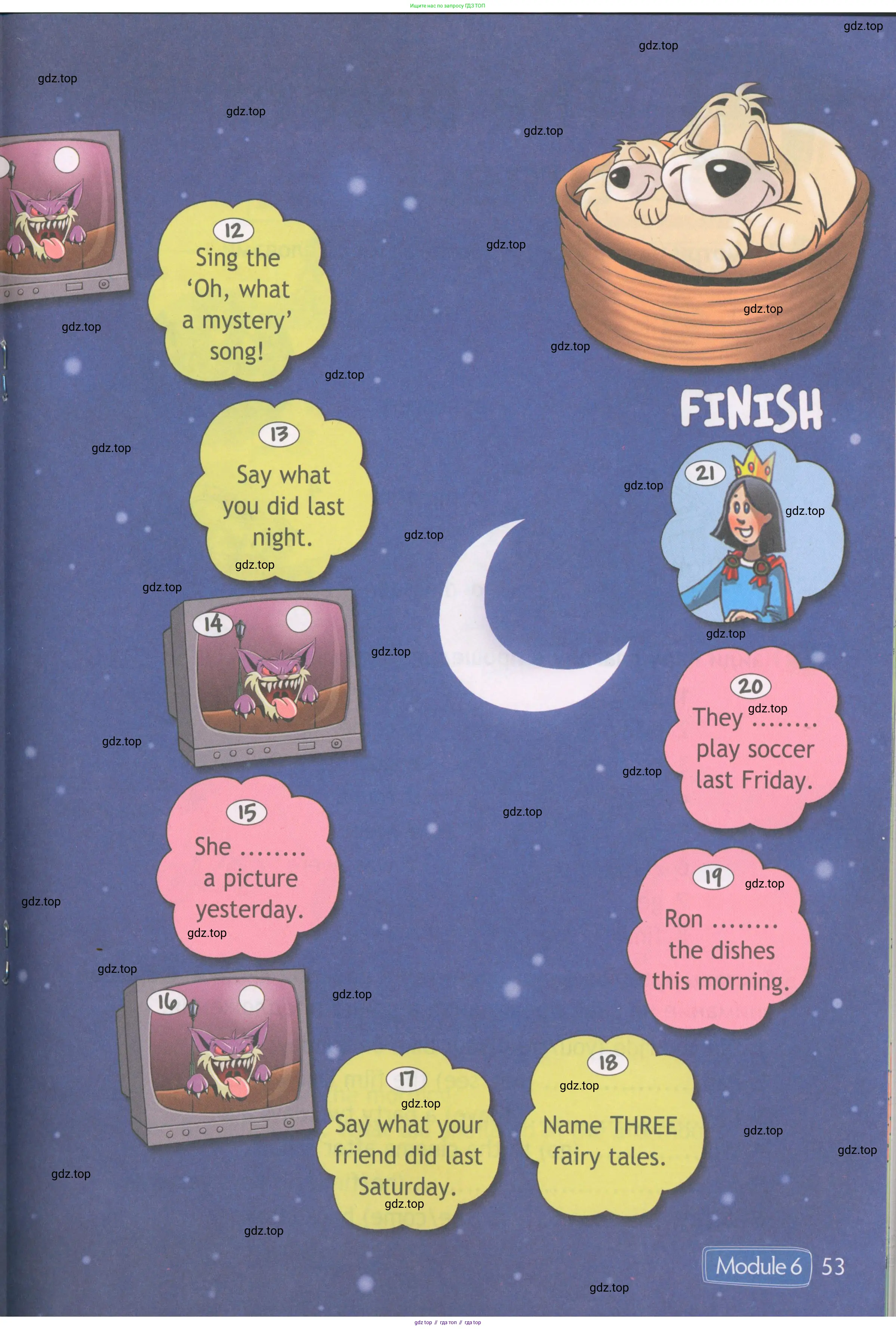 Английский язык (english), 4 класс Рабочая тетрадь (workbook), авторы: Быкова Надежда Ильинична (Bykova Nadezhda), Дули Дженни (Dooley Jenny), Поспелова Марина Давидовна (Pospelova Marina), Эванс Вирджиния (Evans Virginia), издательство Просвещение, Москва, 2023, красного цвета, страница 53