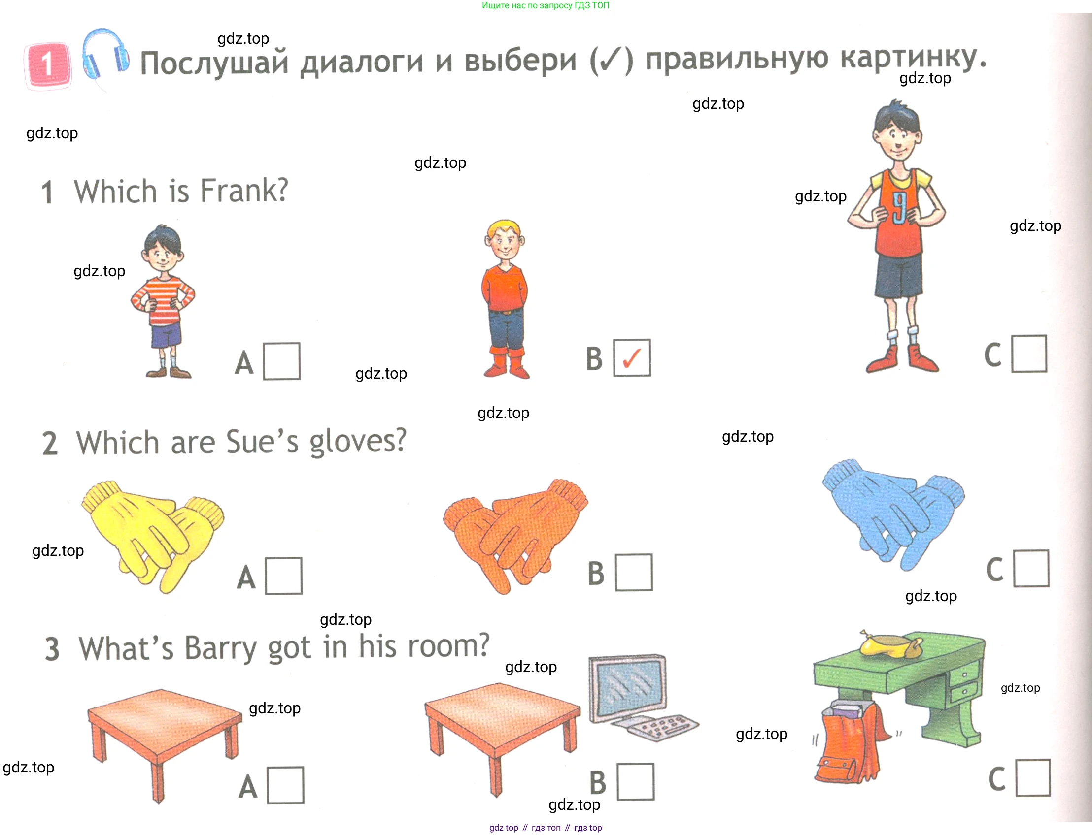 ГДЗ Английский язык (english), 4 класс Рабочая тетрадь (workbook), авторы: Быкова Надежда Ильинична (Bykova Nadezhda), Дули Дженни (Dooley Jenny), Поспелова Марина Давидовна (Pospelova Marina), Эванс Вирджиния (Evans Virginia), издательство Просвещение, Москва, 2023, красного цвета, страница 10, номер 1, Условие