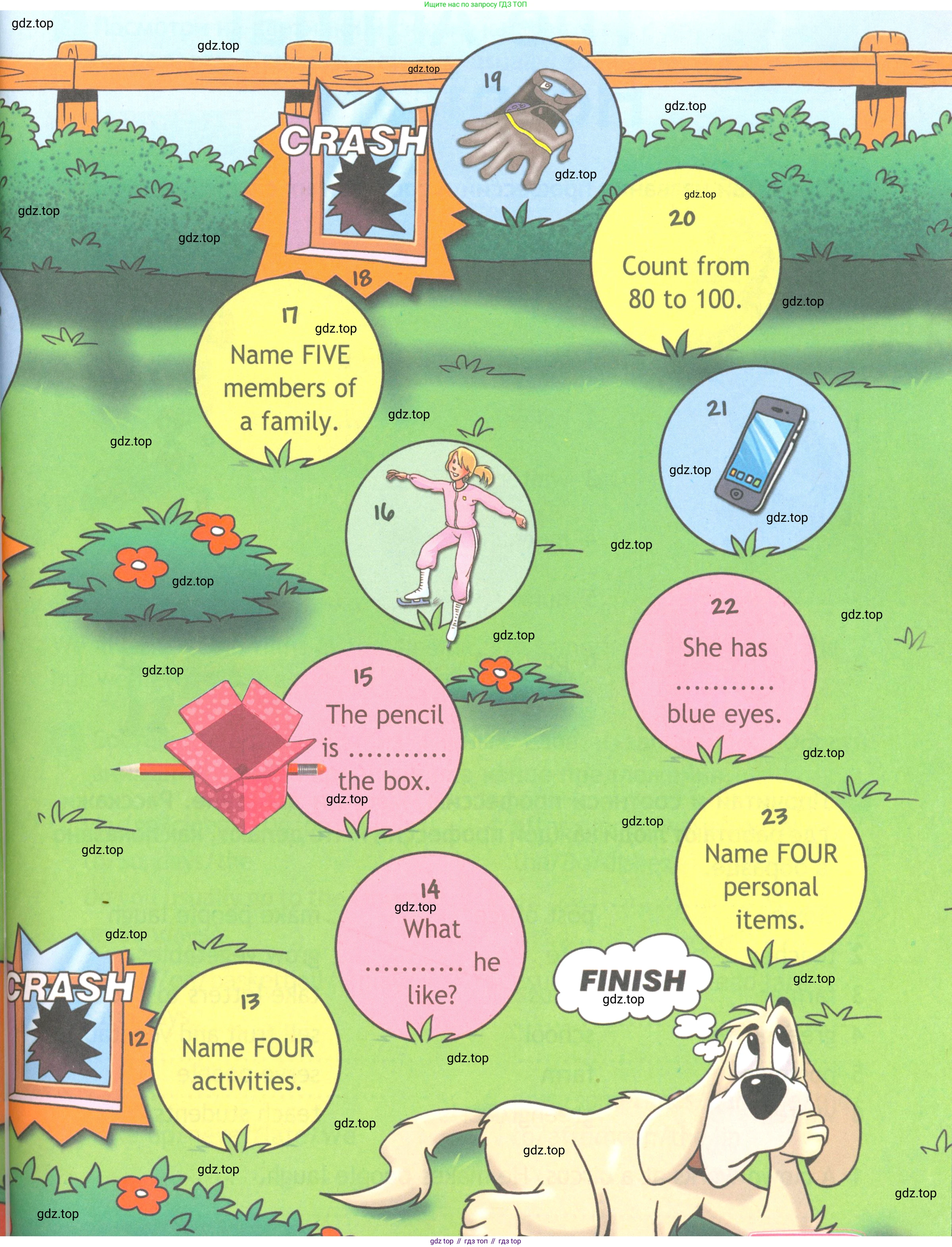 Английский язык (english), 4 класс Рабочая тетрадь (workbook), авторы: Быкова Надежда Ильинична (Bykova Nadezhda), Дули Дженни (Dooley Jenny), Поспелова Марина Давидовна (Pospelova Marina), Эванс Вирджиния (Evans Virginia), издательство Просвещение, Москва, 2023, красного цвета, страница 12, Условие (продолжение 2)