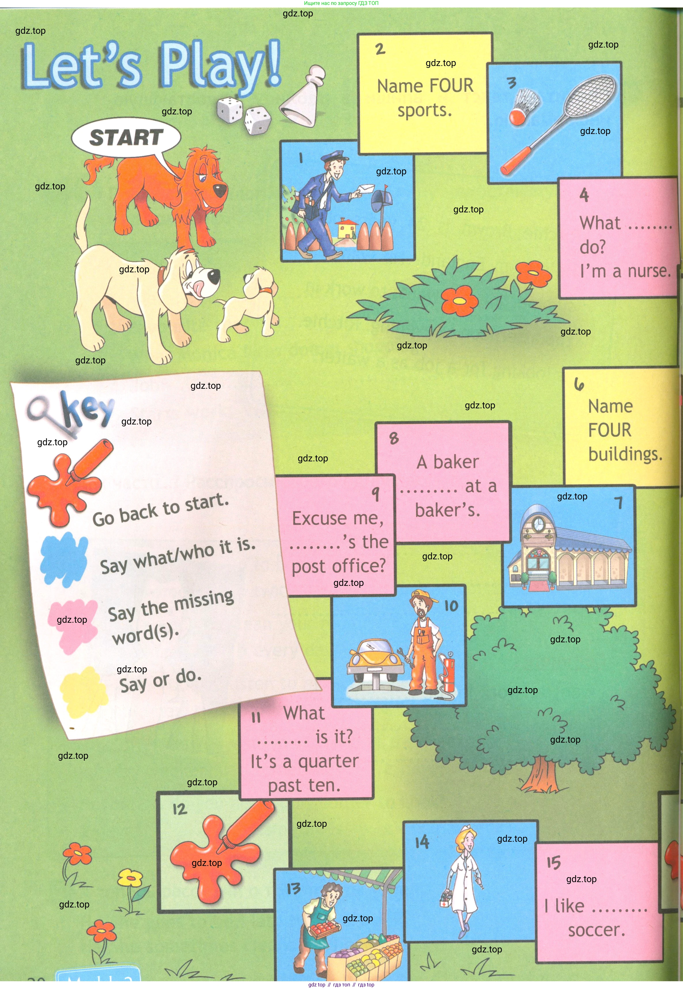 Английский язык (english), 4 класс Рабочая тетрадь (workbook), авторы: Быкова Надежда Ильинична (Bykova Nadezhda), Дули Дженни (Dooley Jenny), Поспелова Марина Давидовна (Pospelova Marina), Эванс Вирджиния (Evans Virginia), издательство Просвещение, Москва, 2023, красного цвета, страница 20, Условие